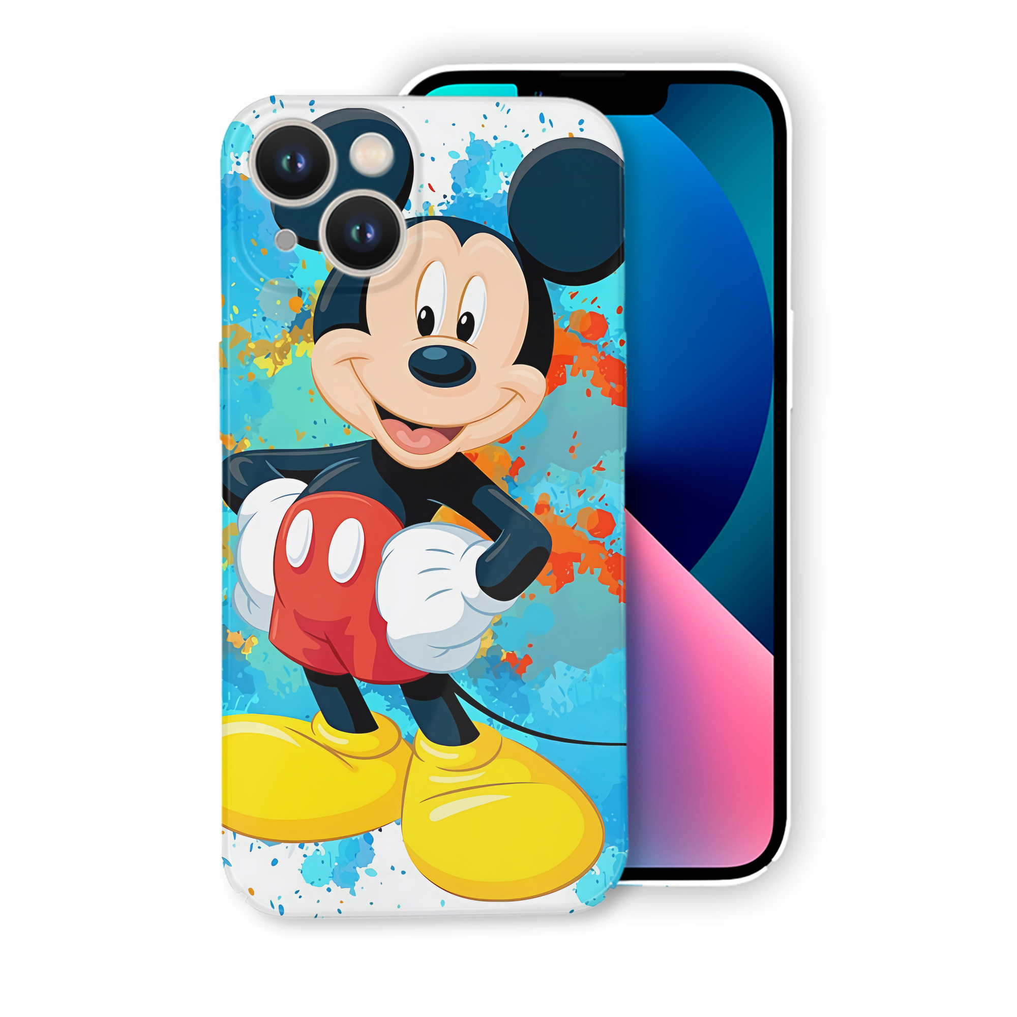 （画像用） ミッキーマウス Mickey Mouse 【iPhone 14シリーズ対応】ハードケース
