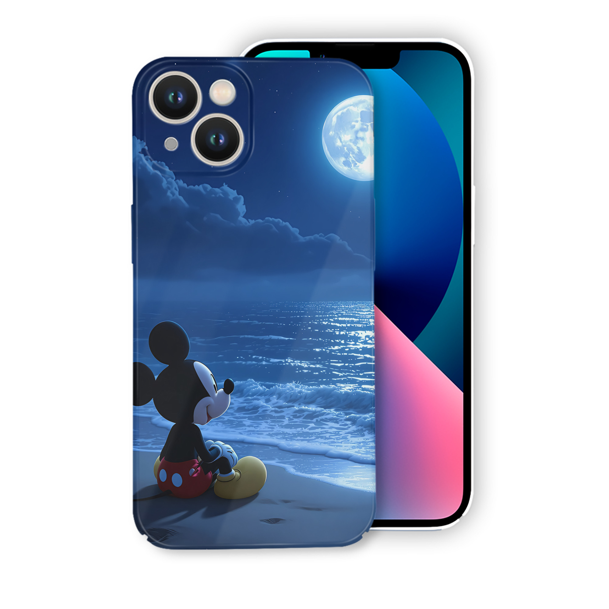 （画像用） ミッキーマウス Mickey Mouse 【iPhone 14シリーズ対応】ハードケース