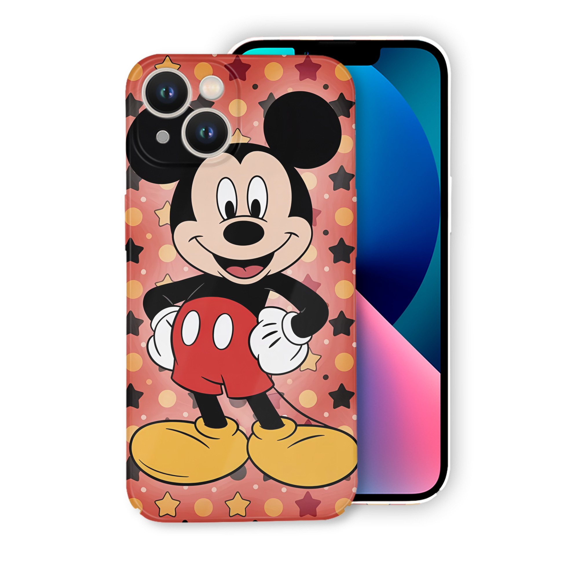 （画像用） ミッキーマウス Mickey Mouse 【iPhone 14シリーズ対応】ハードケース