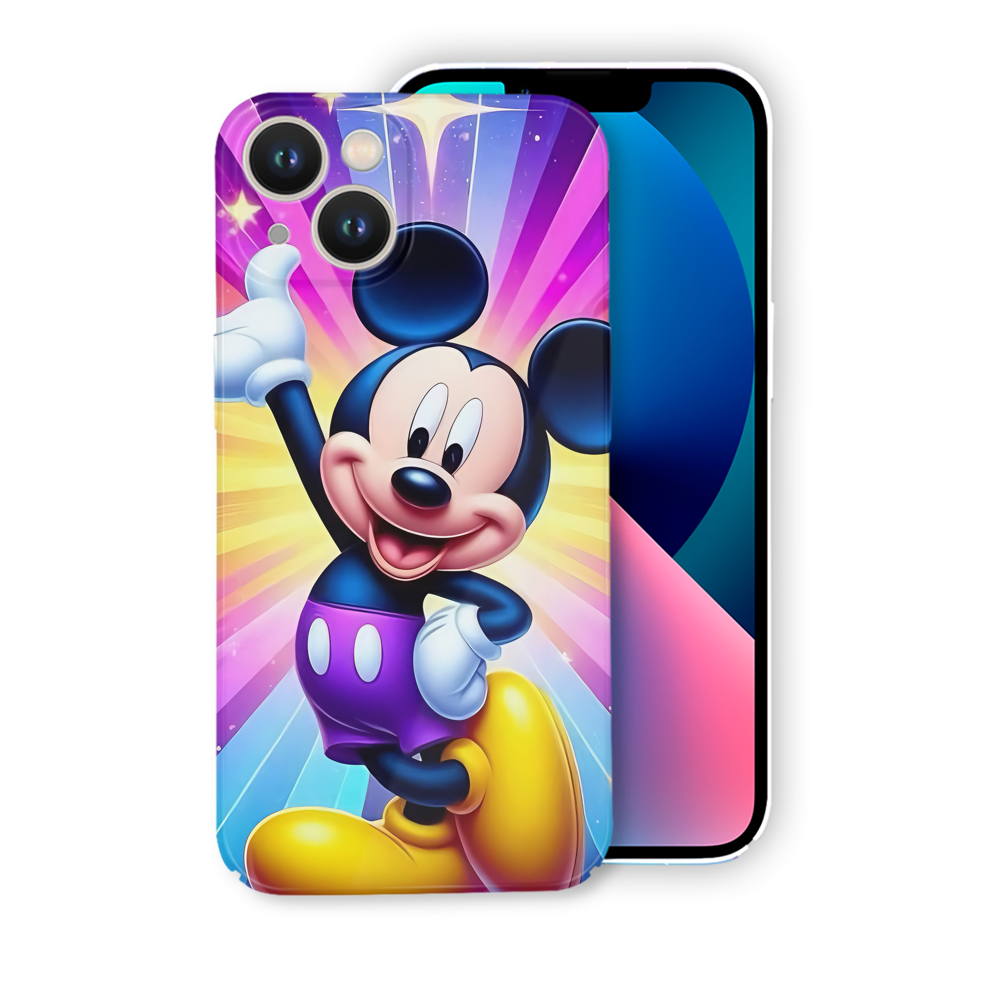 （画像用） ミッキーマウス Mickey Mouse 【iPhone 14シリーズ対応】ハードケース