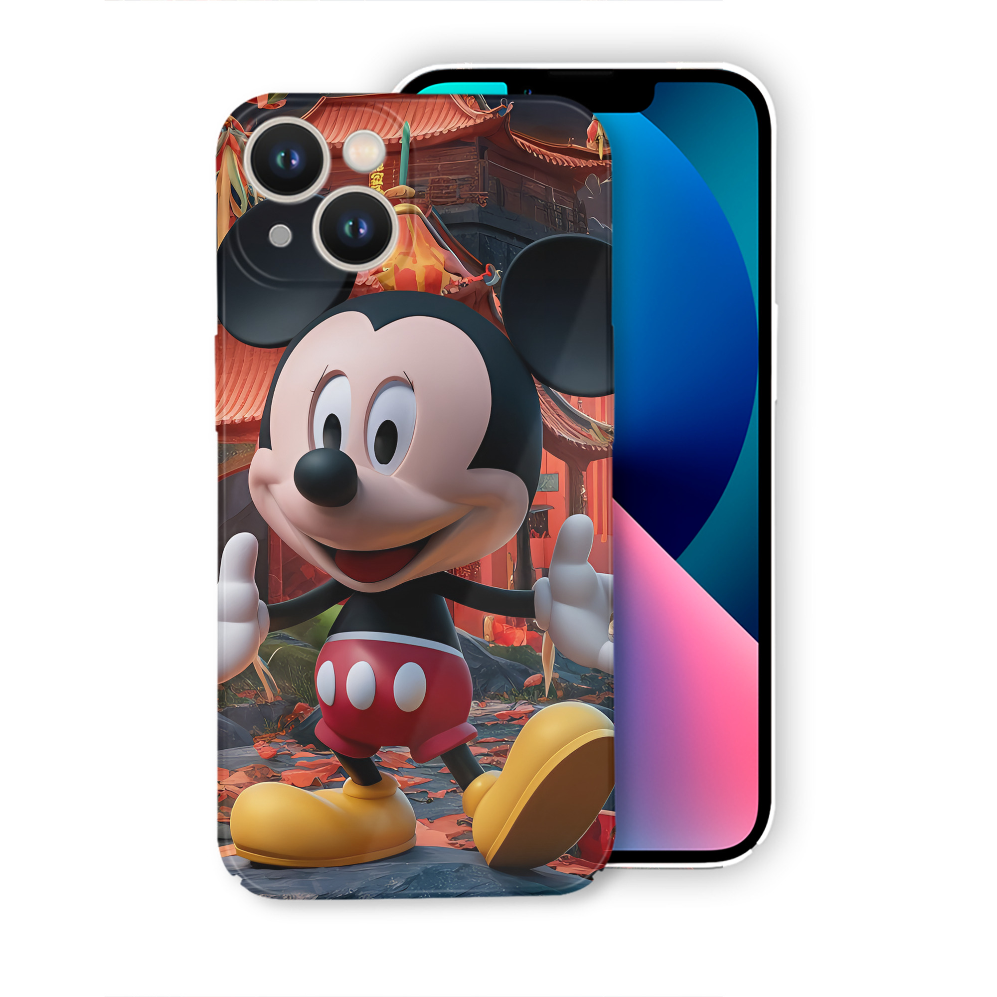 （画像用） ミッキーマウス Mickey Mouse 【iPhone 14シリーズ対応】ハードケース