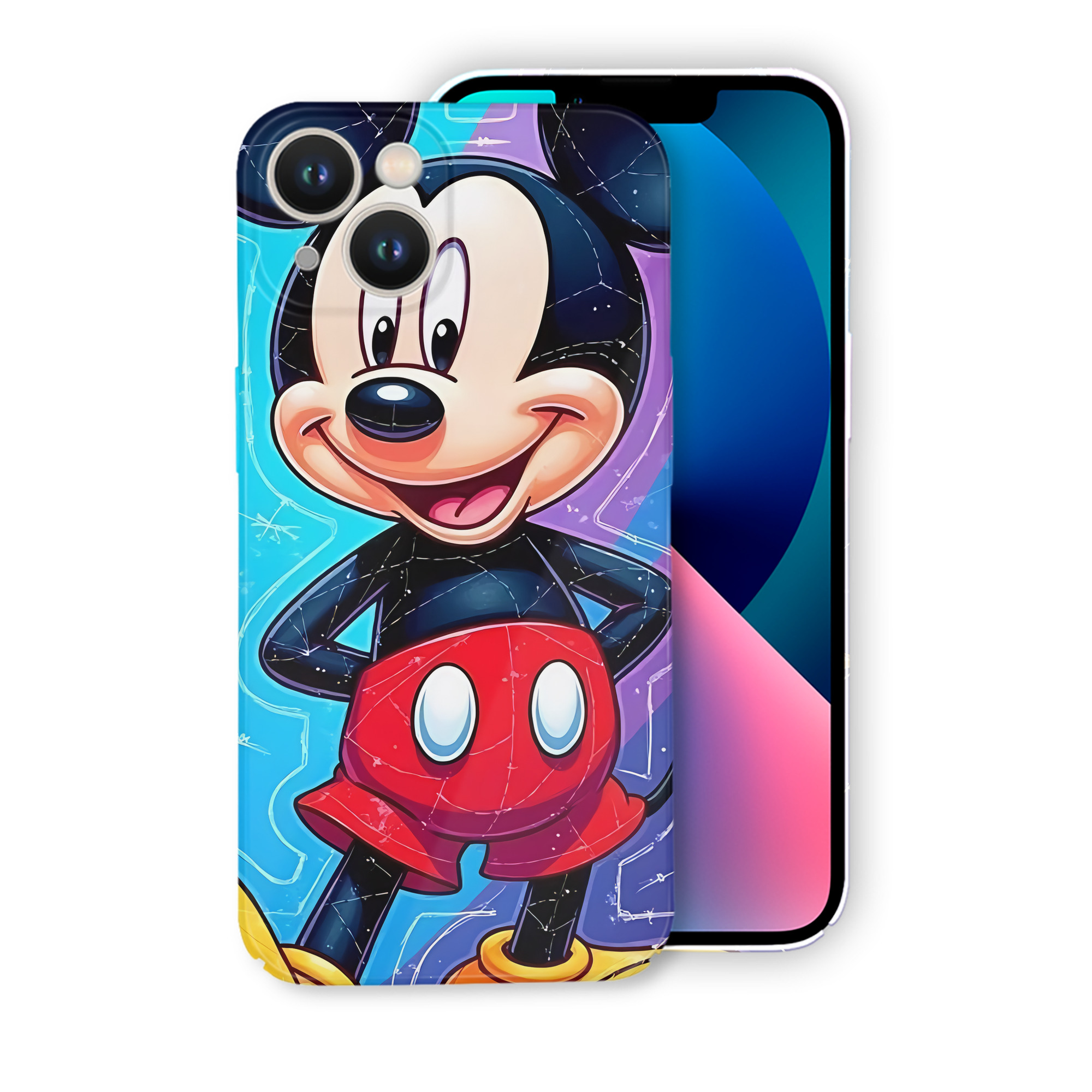 （画像用） ミッキーマウス Mickey Mouse 【iPhone 14シリーズ対応】ハードケース