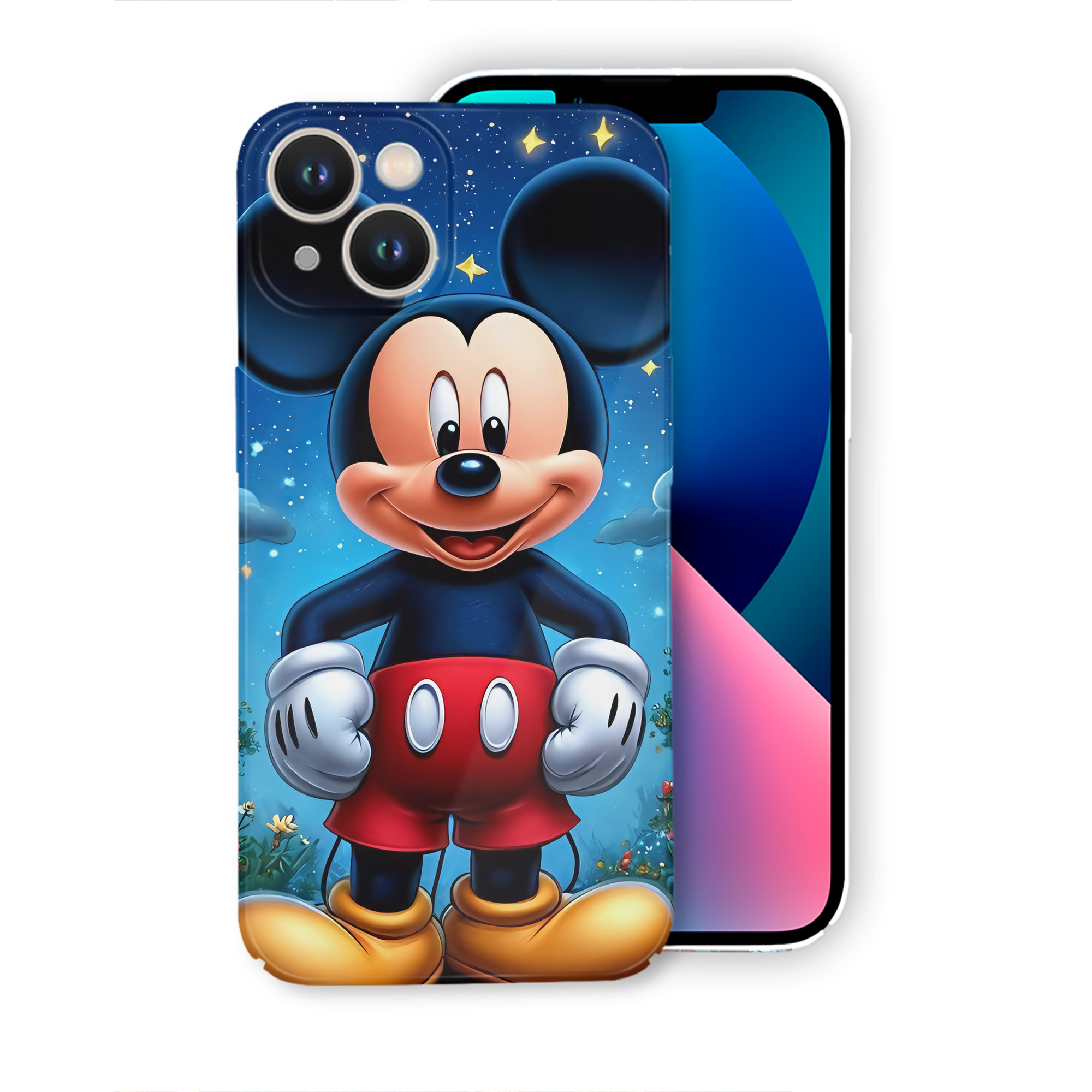 （画像用） ミッキーマウス Mickey Mouse 【iPhone 14シリーズ対応】ハードケース
