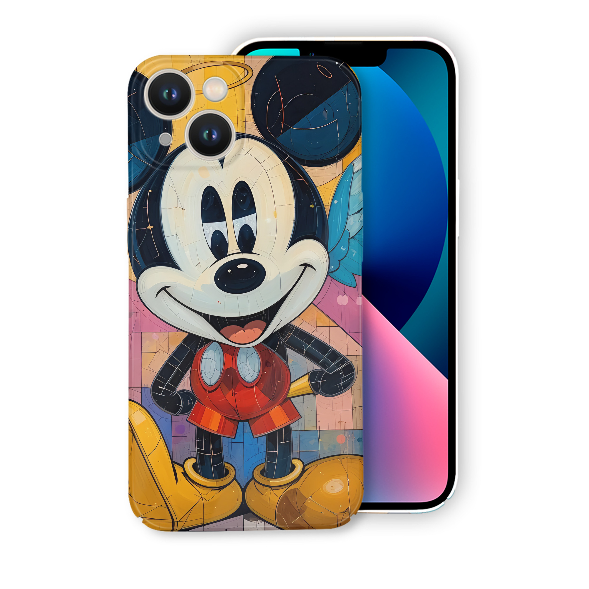 （画像用） ミッキーマウス Mickey Mouse 【iPhone 14シリーズ対応】ハードケース