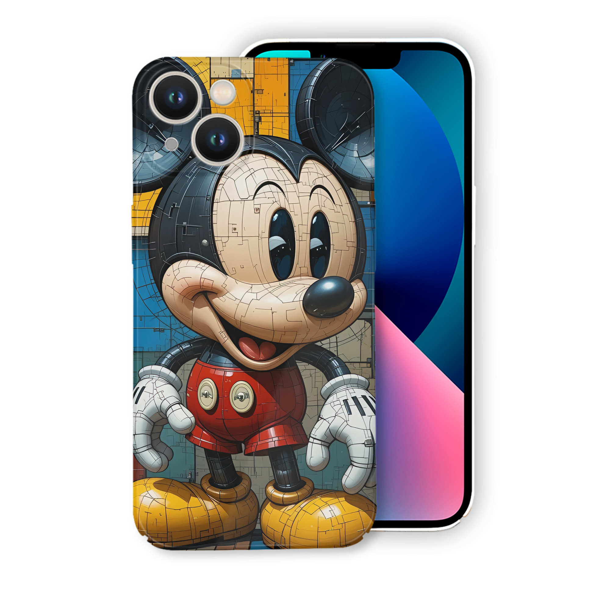 （画像用） ミッキーマウス Mickey Mouse 【iPhone 14シリーズ対応】ハードケース