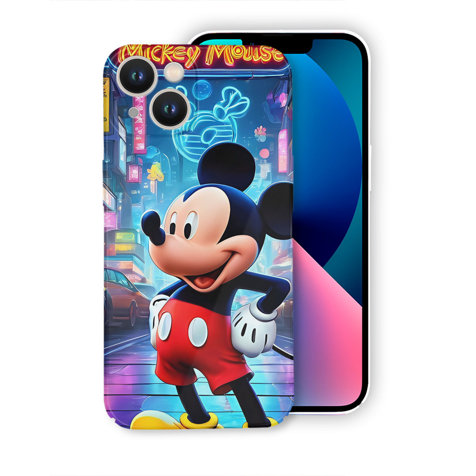 （画像用） ミッキーマウス Mickey Mouse 【iPhone 14シリーズ対応】ハードケース