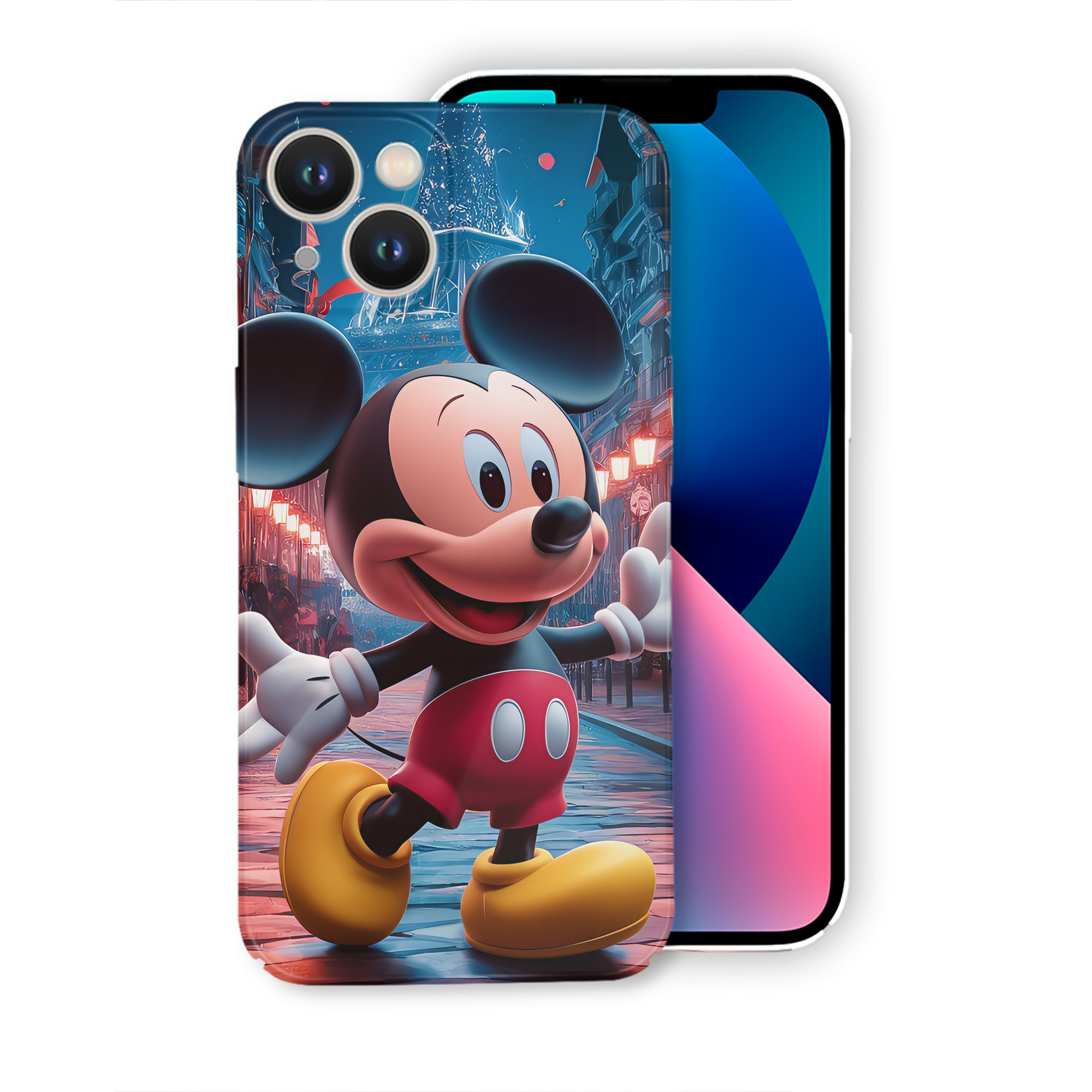 （画像用） ミッキーマウス Mickey Mouse 【iPhone 14シリーズ対応】ハードケース