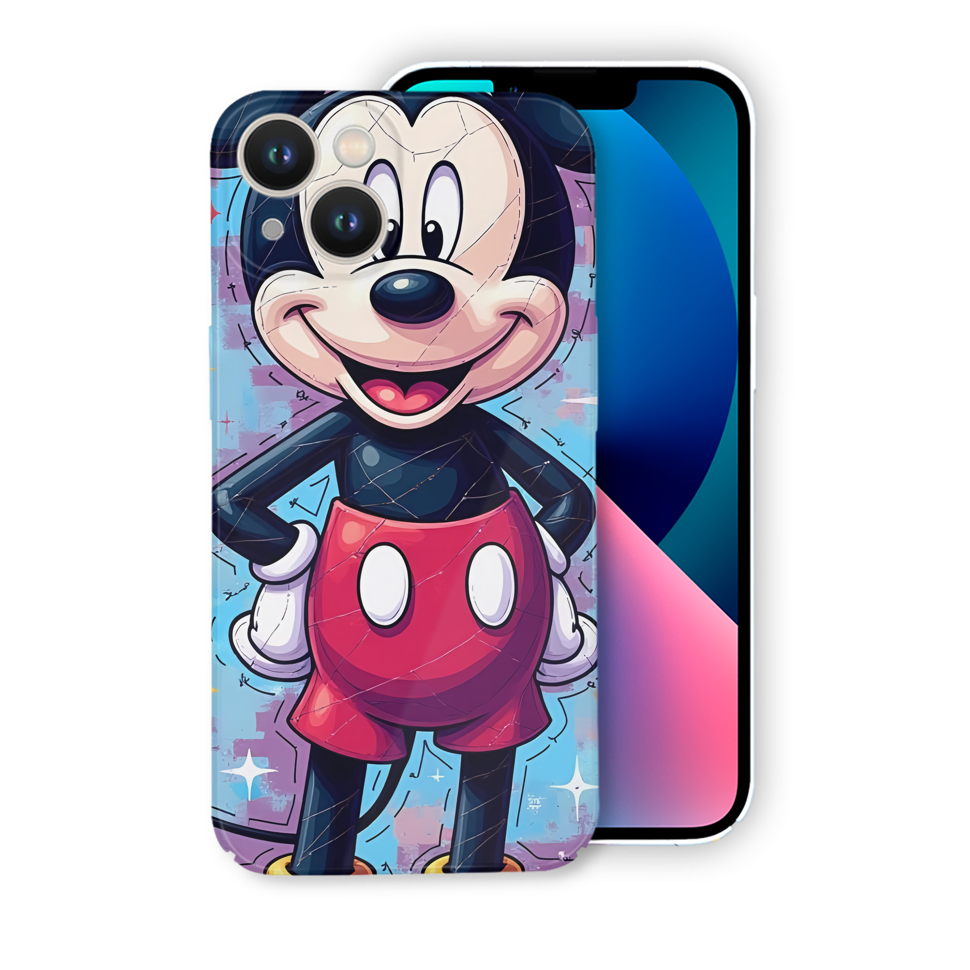 （画像用） ミッキーマウス Mickey Mouse 【iPhone 14シリーズ対応】ハードケース
