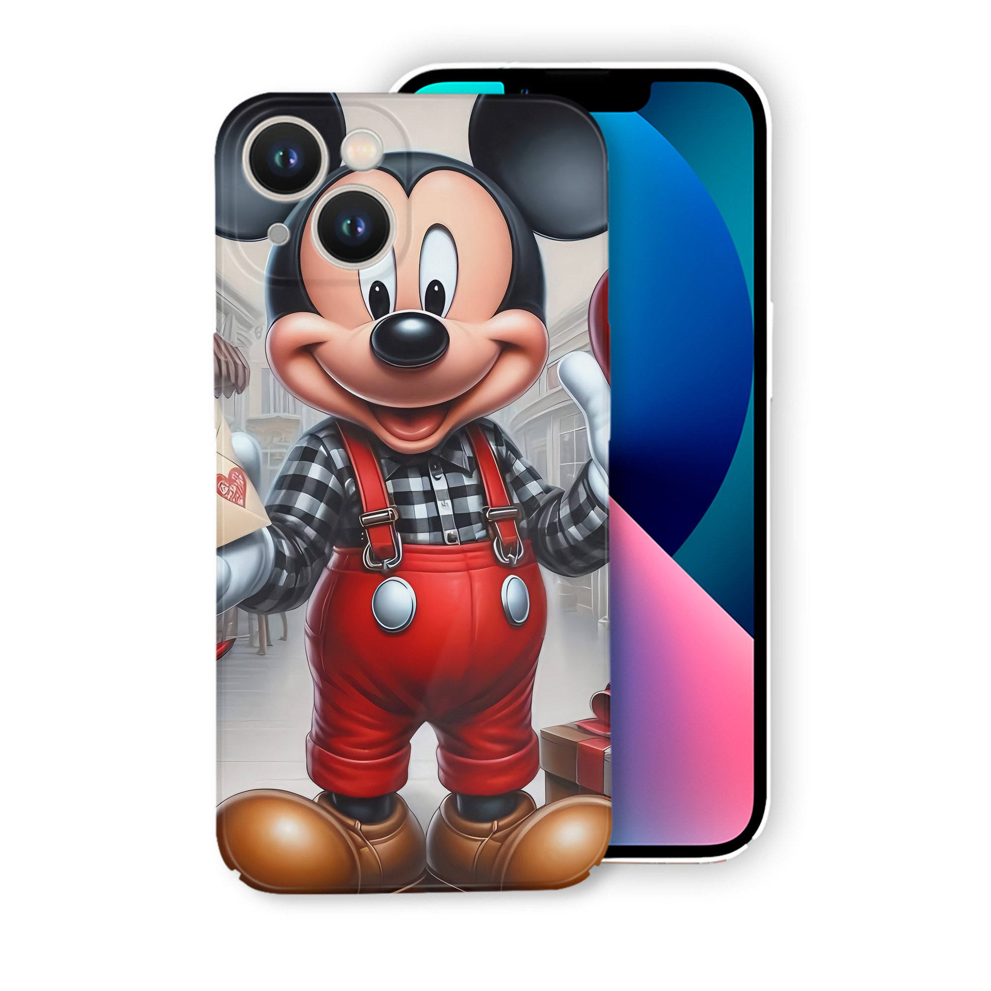 （画像用） ミッキーマウス Mickey Mouse 【iPhone 14シリーズ対応】ハードケース