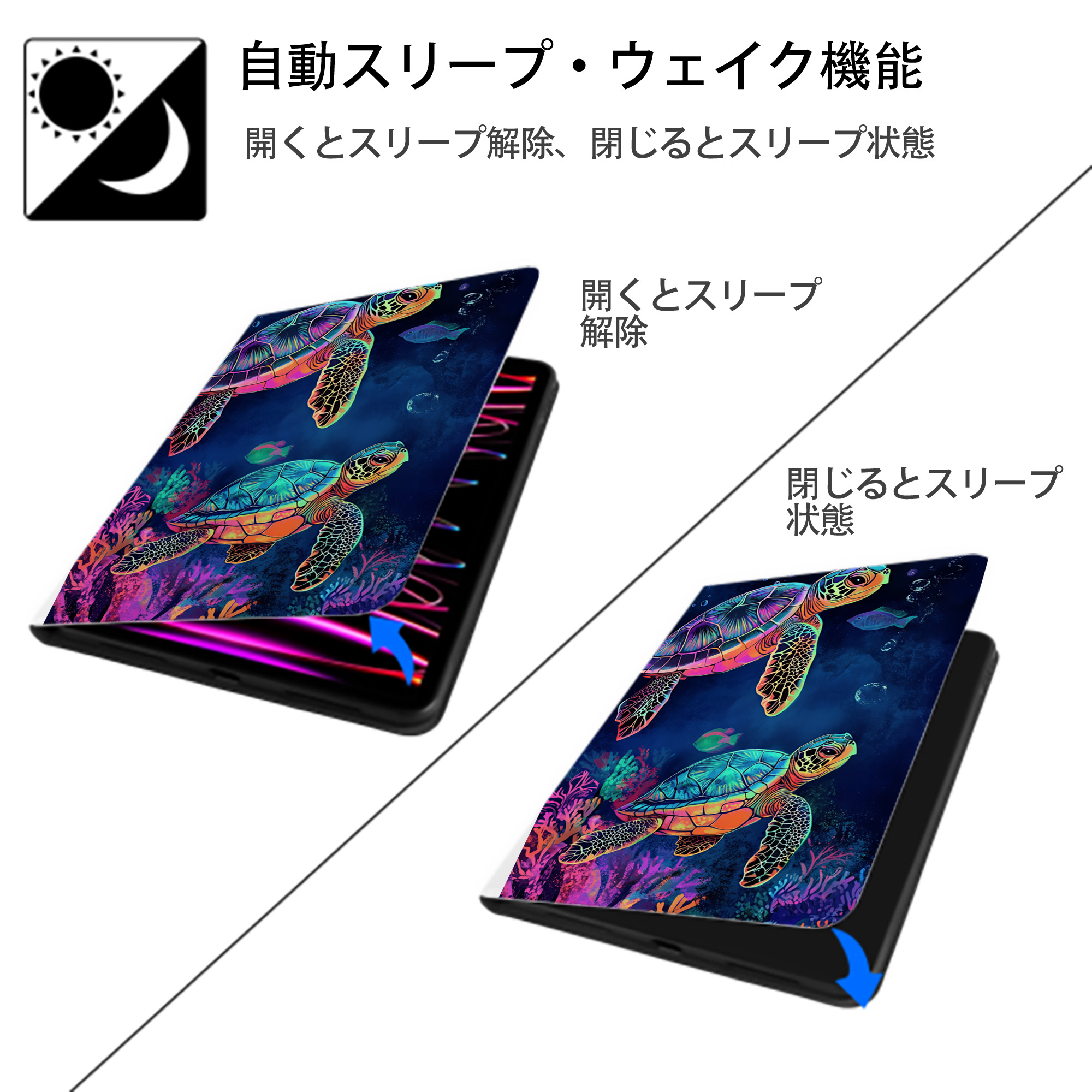 ミッキーマウス Mickey Mouse IPad ケース ペン収納付き 三つ折りスタンド PUレザー×シリコン 対応機種9.5/10.5/10.9インチ