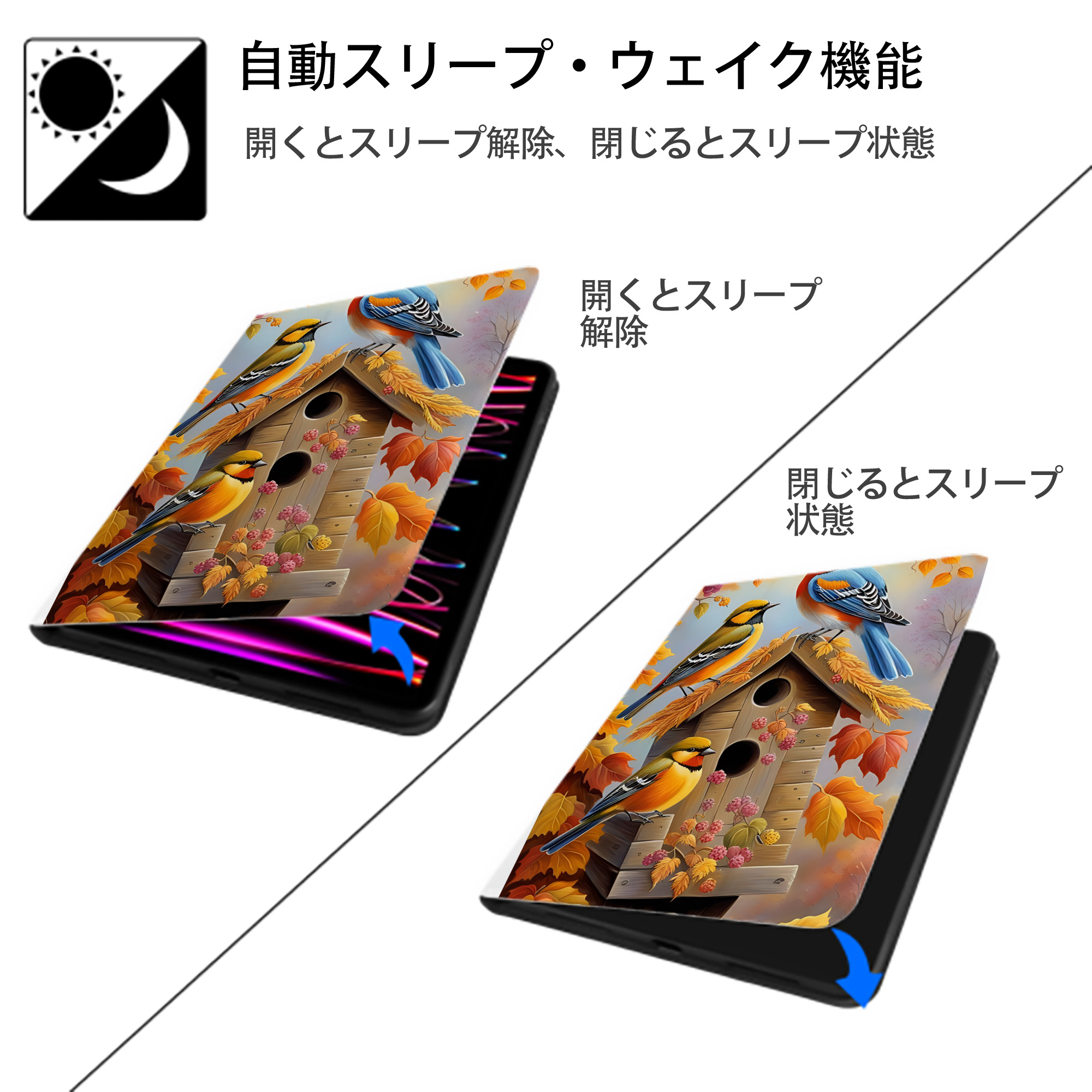 ミッキーマウス Mickey Mouse IPad ケース ペン収納付き 三つ折りスタンド PUレザー×シリコン 対応機種9.5/10.5/10.9インチ