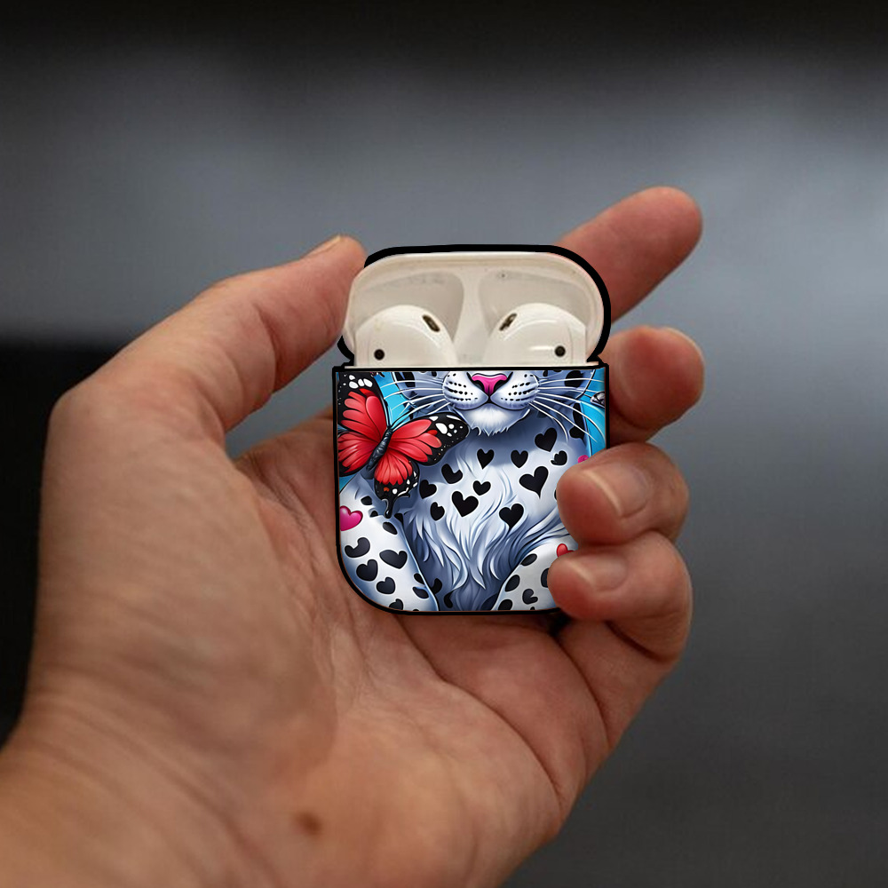 ミッキーマウス Mickey Mouse AirPods 第2世代保護ケース ハードシェル ブラック 耐衝撃・防指紋・カラビナ付き
