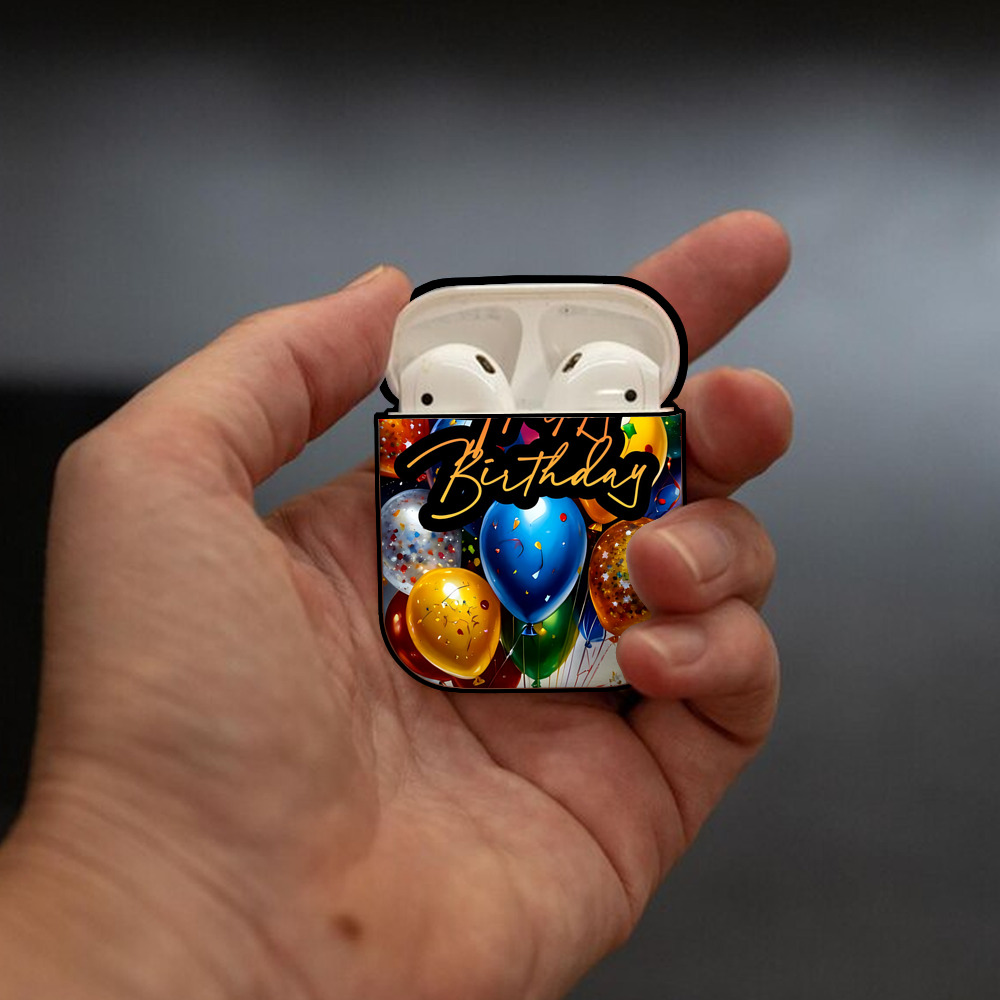 ミッキーマウス Mickey Mouse AirPods 第2世代保護ケース ハードシェル ブラック 耐衝撃・防指紋・カラビナ付き
