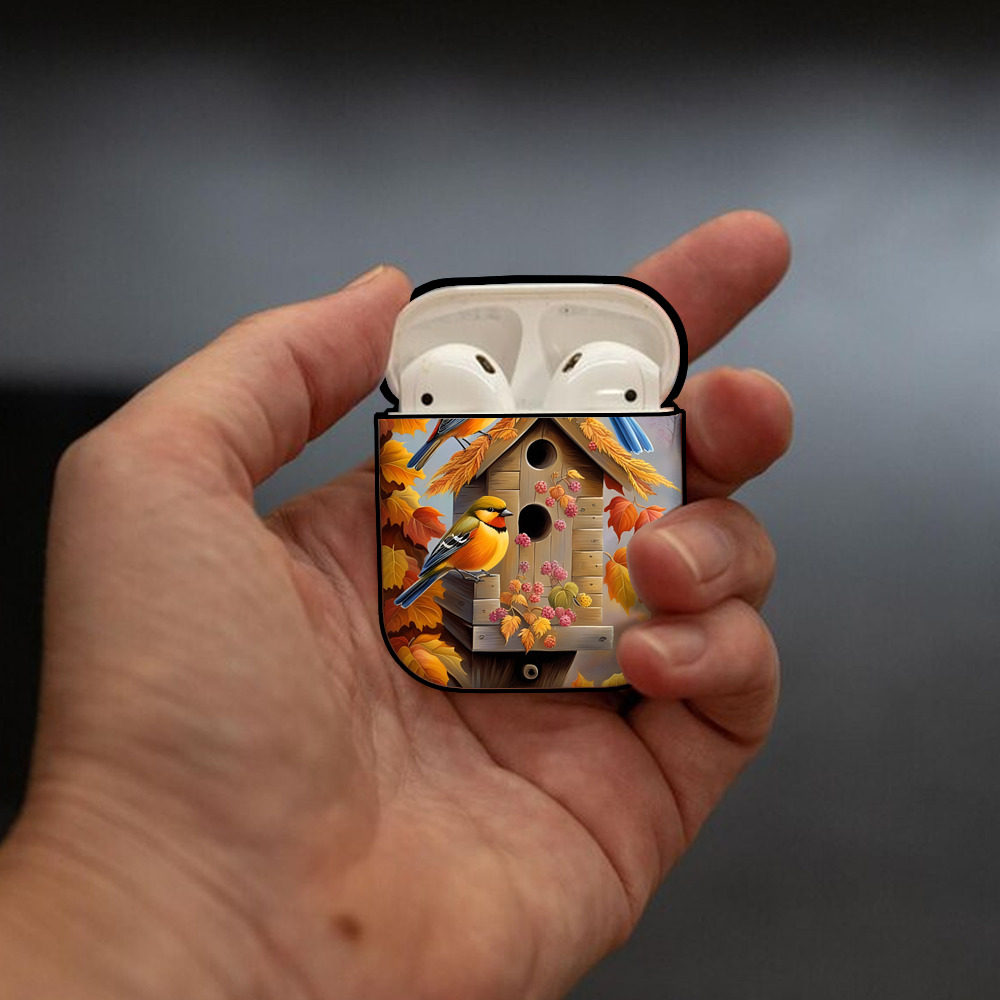 ミッキーマウス Mickey Mouse AirPods 第2世代保護ケース ハードシェル ブラック 耐衝撃・防指紋・カラビナ付き
