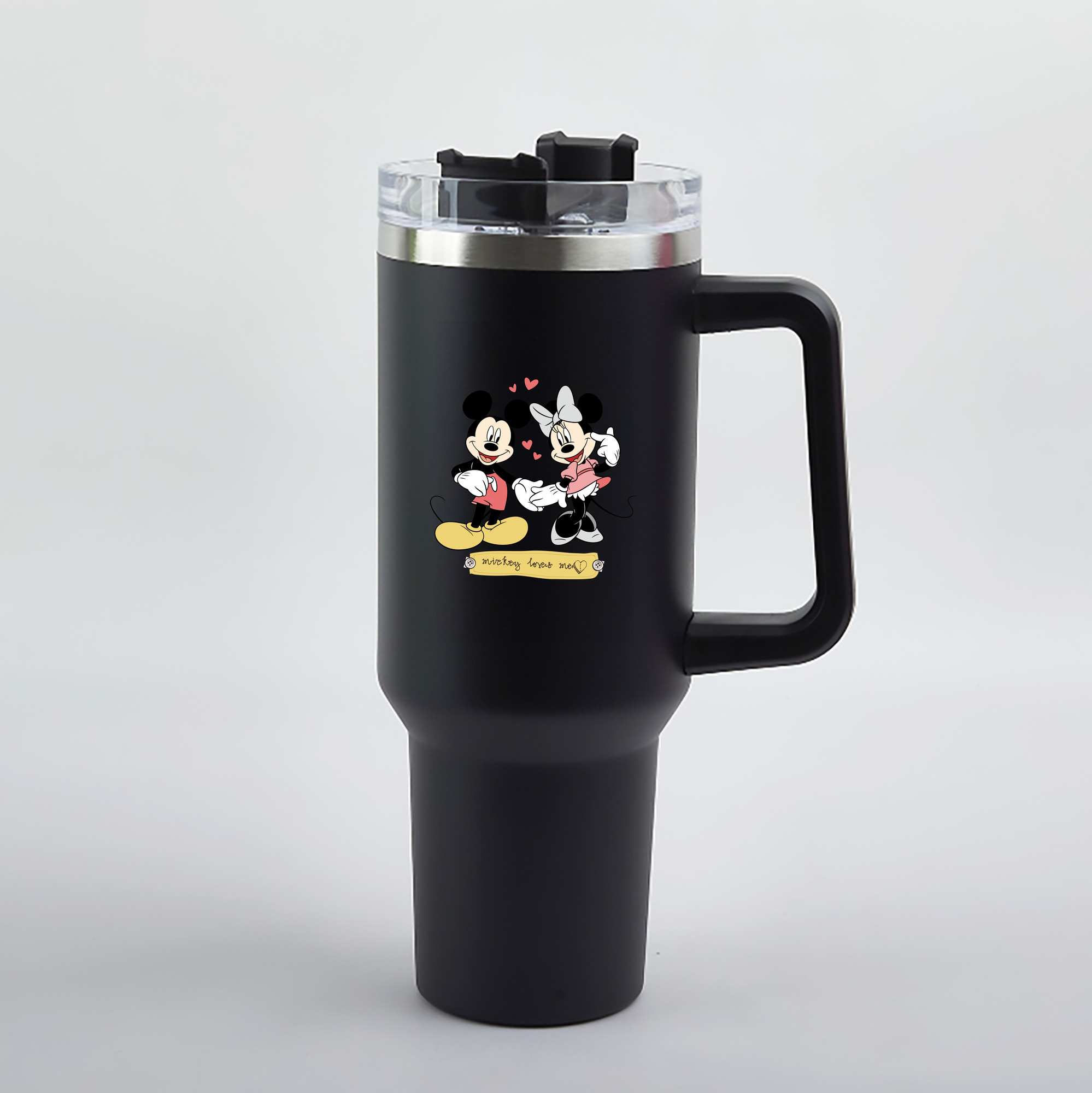 （画像用） ミッキーマウス Mickey Mouse 1200mL車用タンブラー（カラープリント）