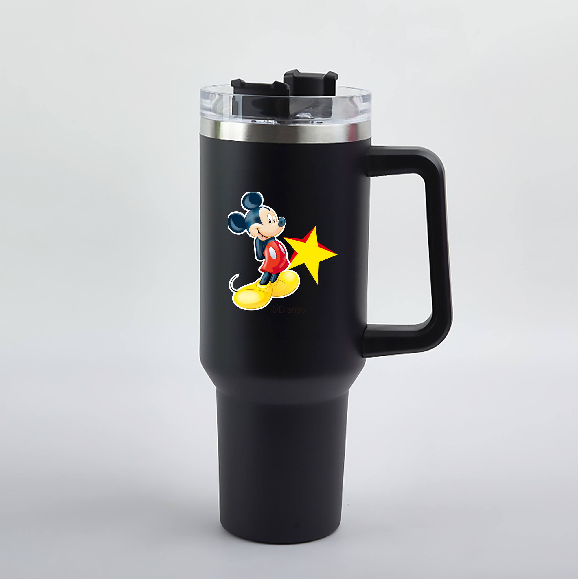 （画像用） ミッキーマウス Mickey Mouse 1200mL車用タンブラー（カラープリント）