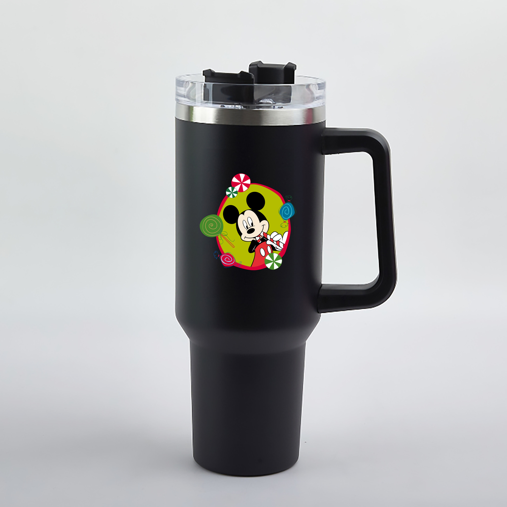 （画像用） ミッキーマウス Mickey Mouse 1200mL車用タンブラー（カラープリント）