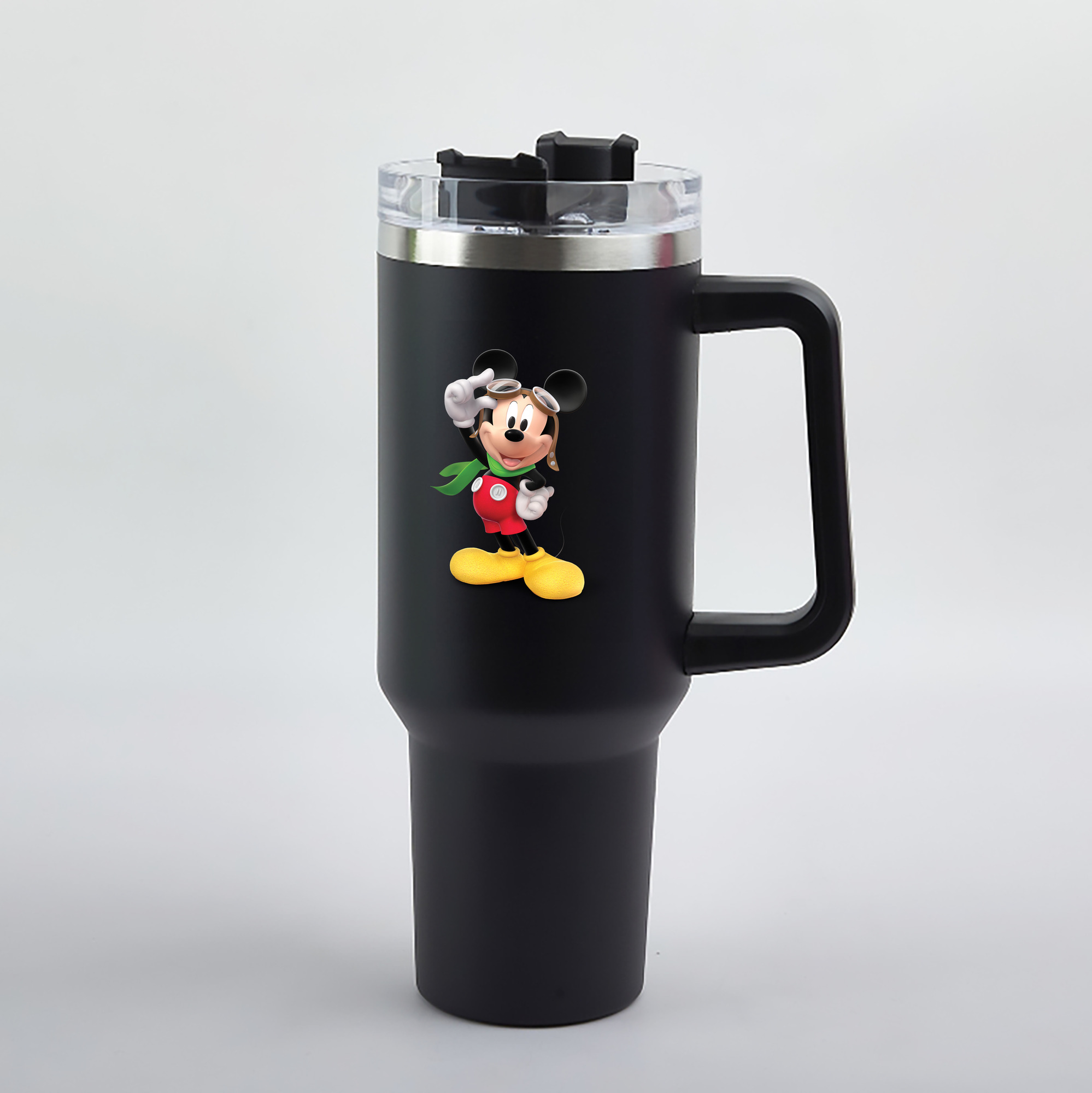 （画像用） ミッキーマウス Mickey Mouse 1200mL車用タンブラー（カラープリント）