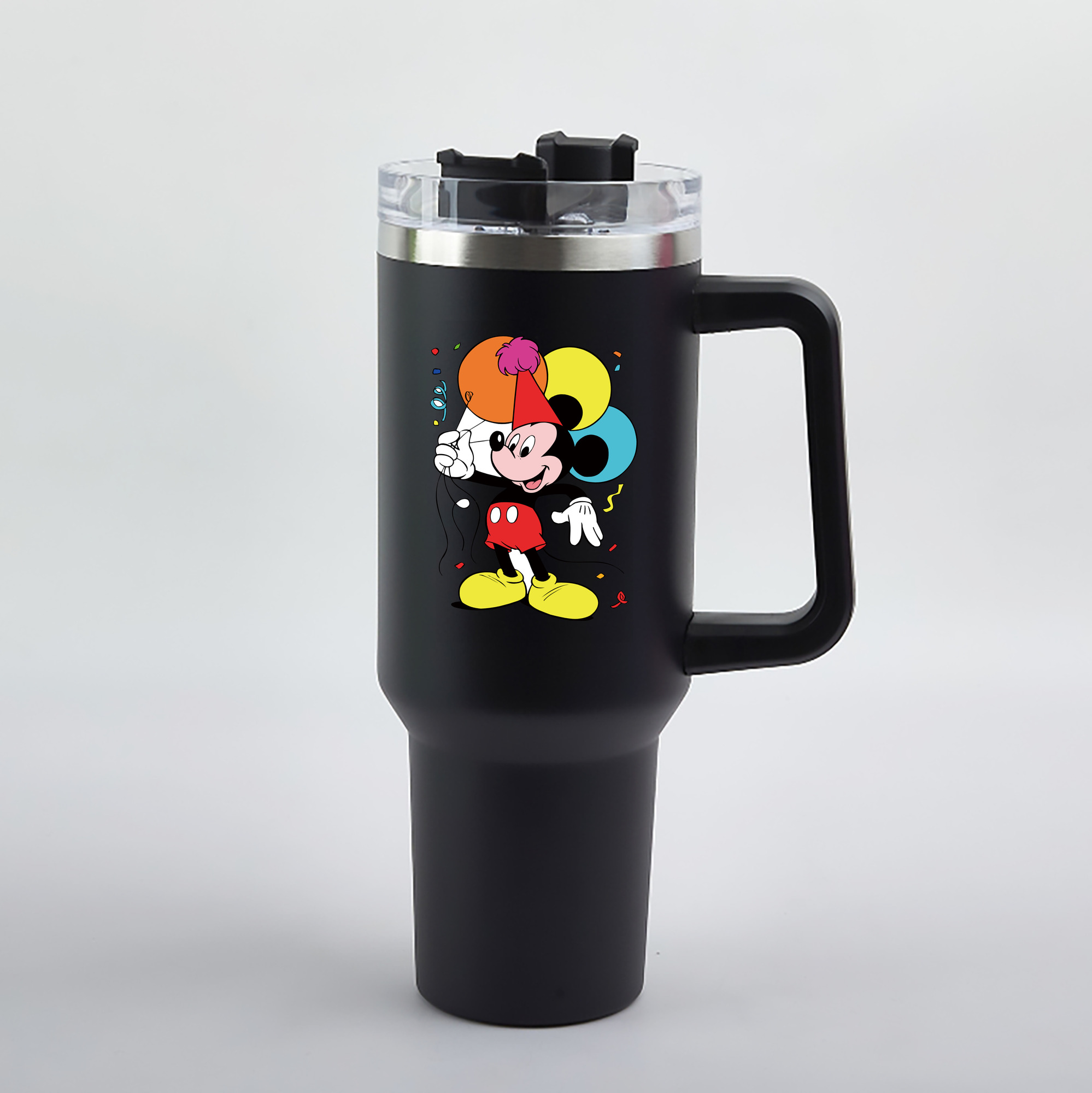 （画像用） ミッキーマウス Mickey Mouse 1200mL車用タンブラー（カラープリント）