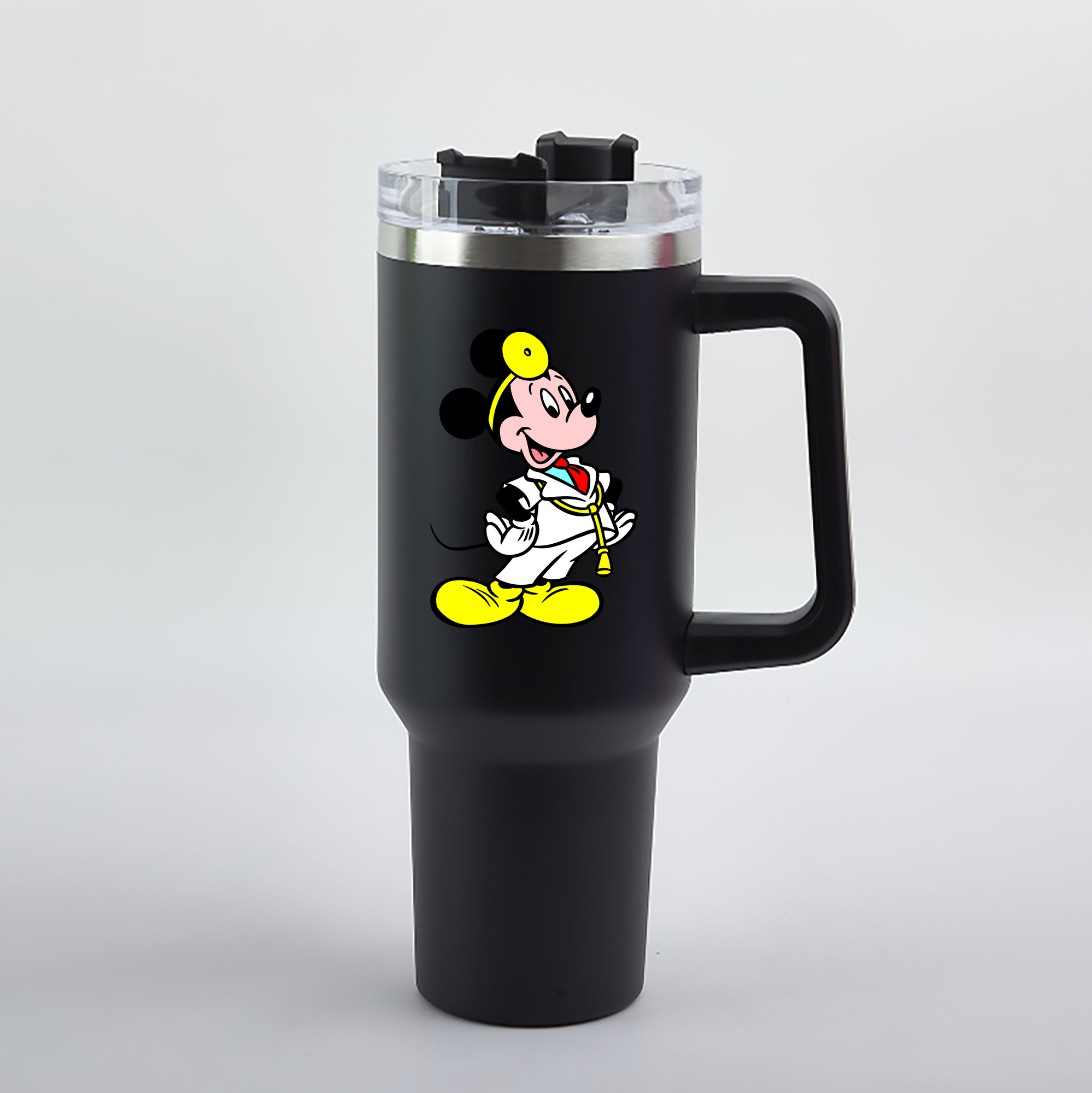 （画像用） ミッキーマウス Mickey Mouse 1200mL車用タンブラー（カラープリント）