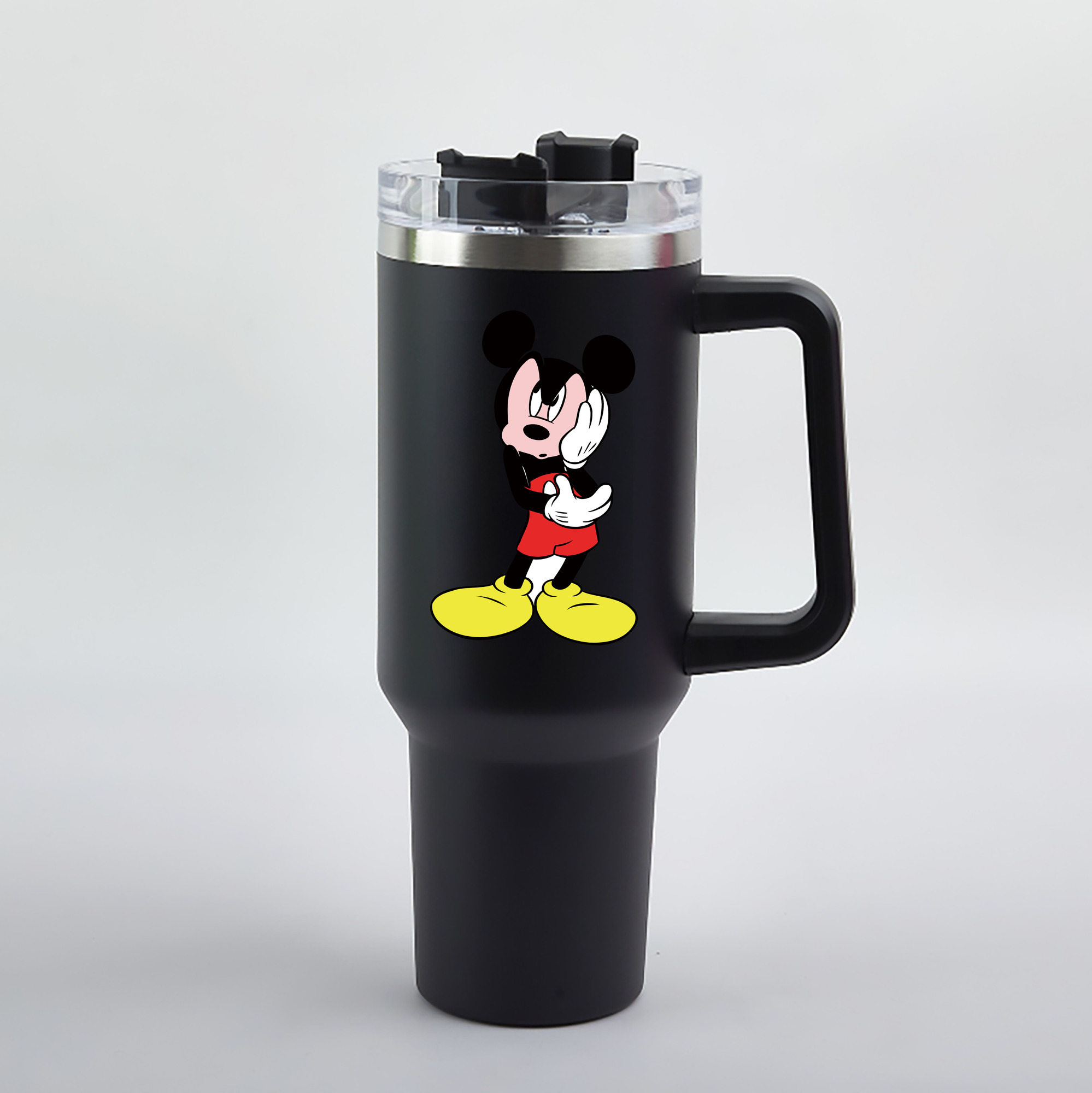 （画像用） ミッキーマウス Mickey Mouse 1200mL車用タンブラー（カラープリント）