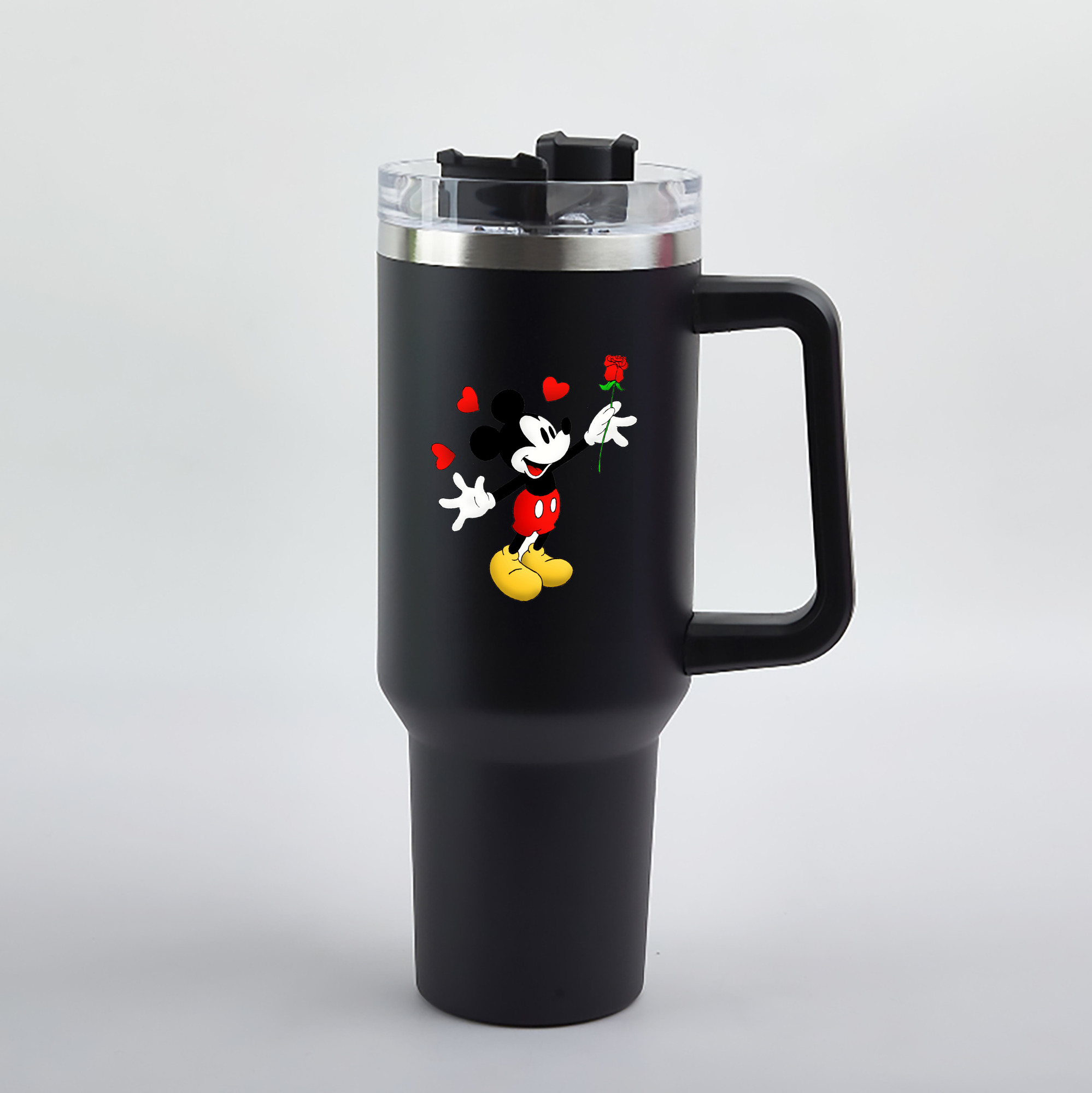 （画像用） ミッキーマウス Mickey Mouse 1200mL車用タンブラー（カラープリント）