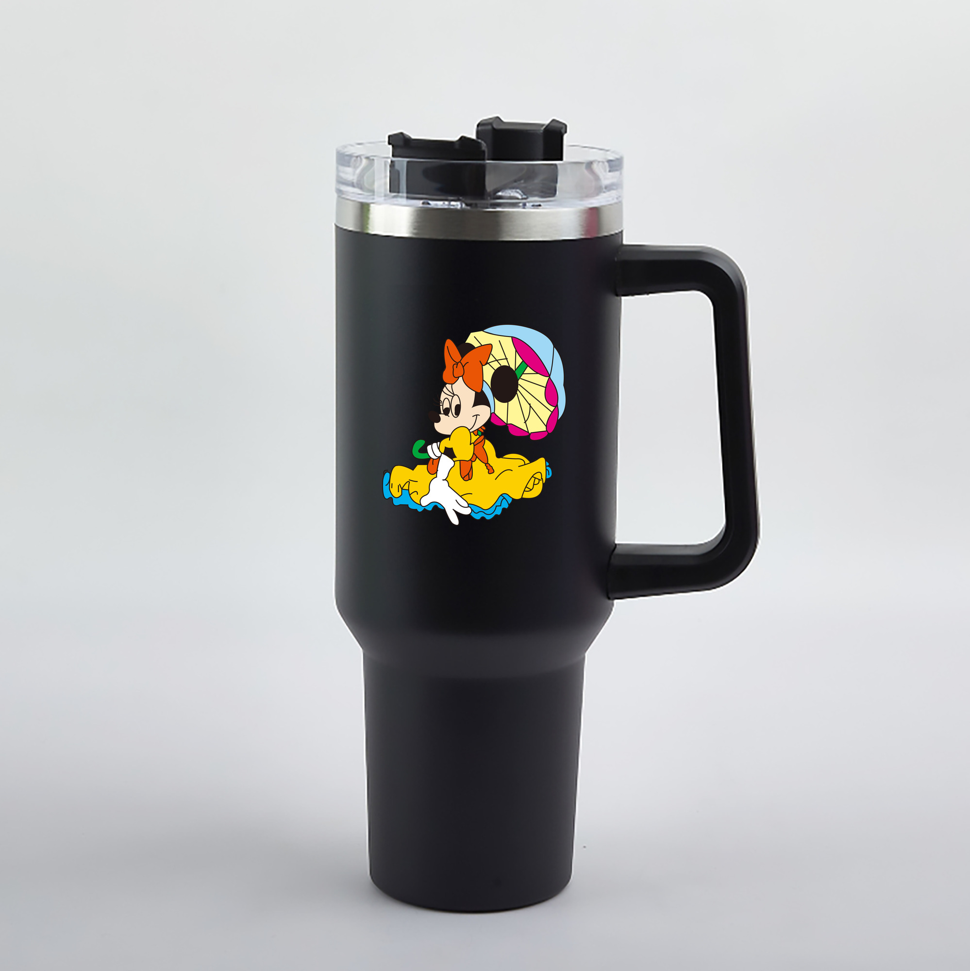 （画像用） ミッキーマウス Mickey Mouse 1200mL車用タンブラー（カラープリント）