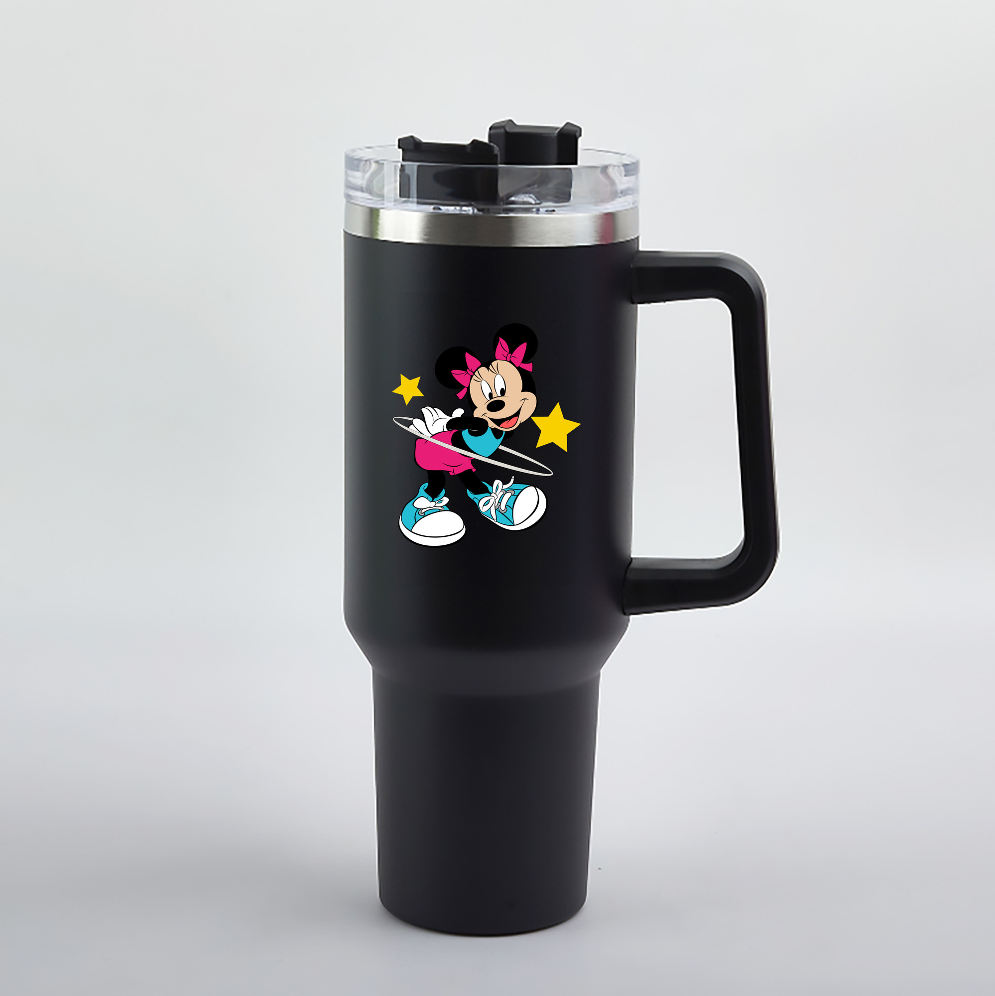 （画像用） ミッキーマウス Mickey Mouse 1200mL車用タンブラー（カラープリント）