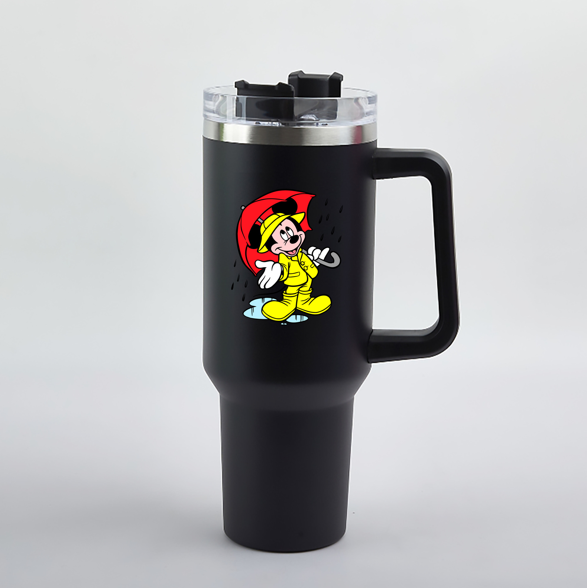 （画像用） ミッキーマウス Mickey Mouse 1200mL車用タンブラー（カラープリント）