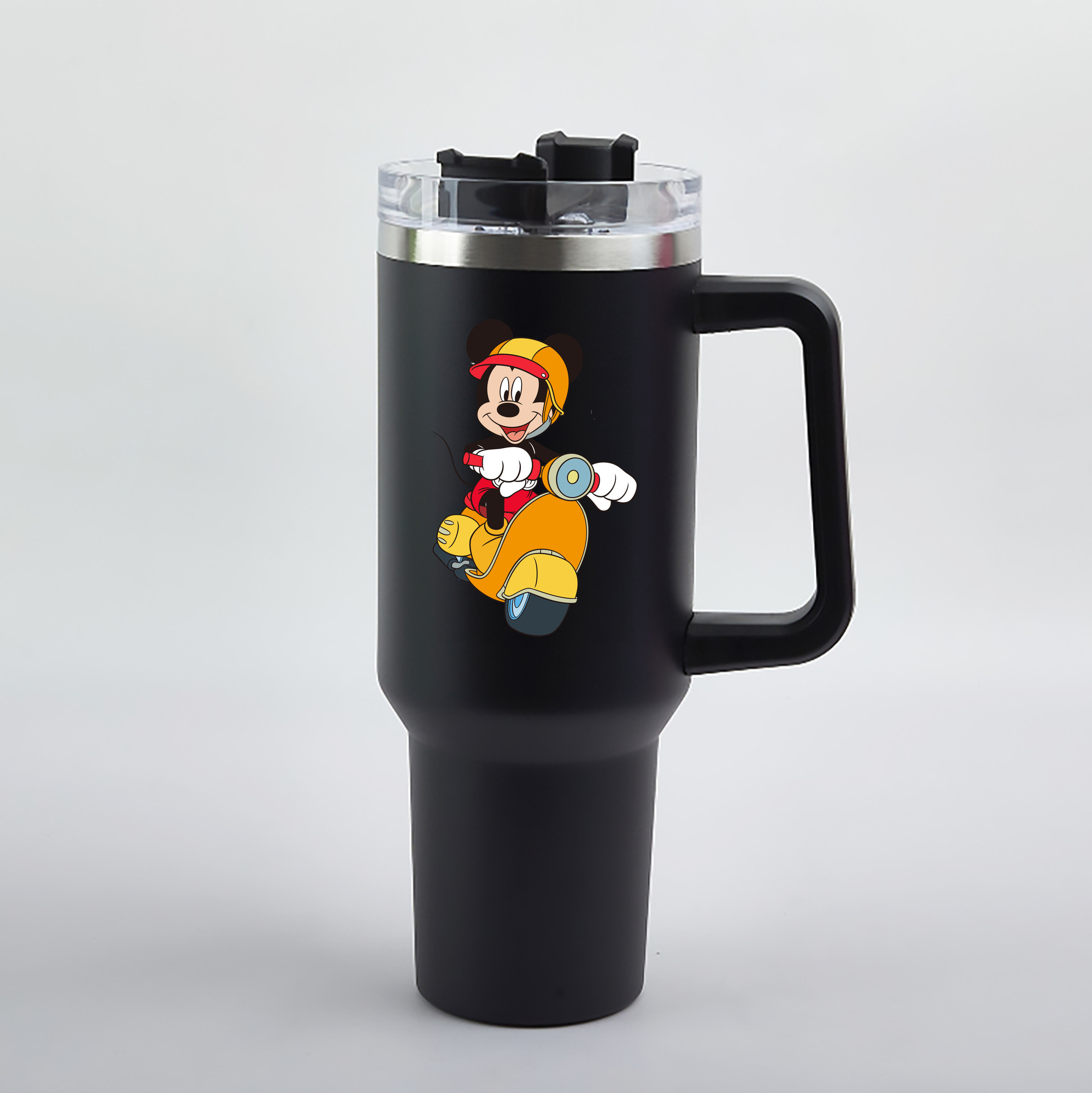 （画像用） ミッキーマウス Mickey Mouse 1200mL車用タンブラー（カラープリント）