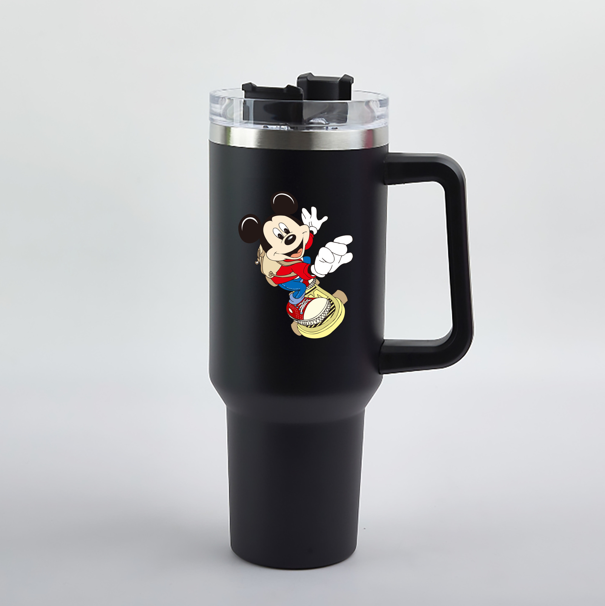 （画像用） ミッキーマウス Mickey Mouse 1200mL車用タンブラー（カラープリント）