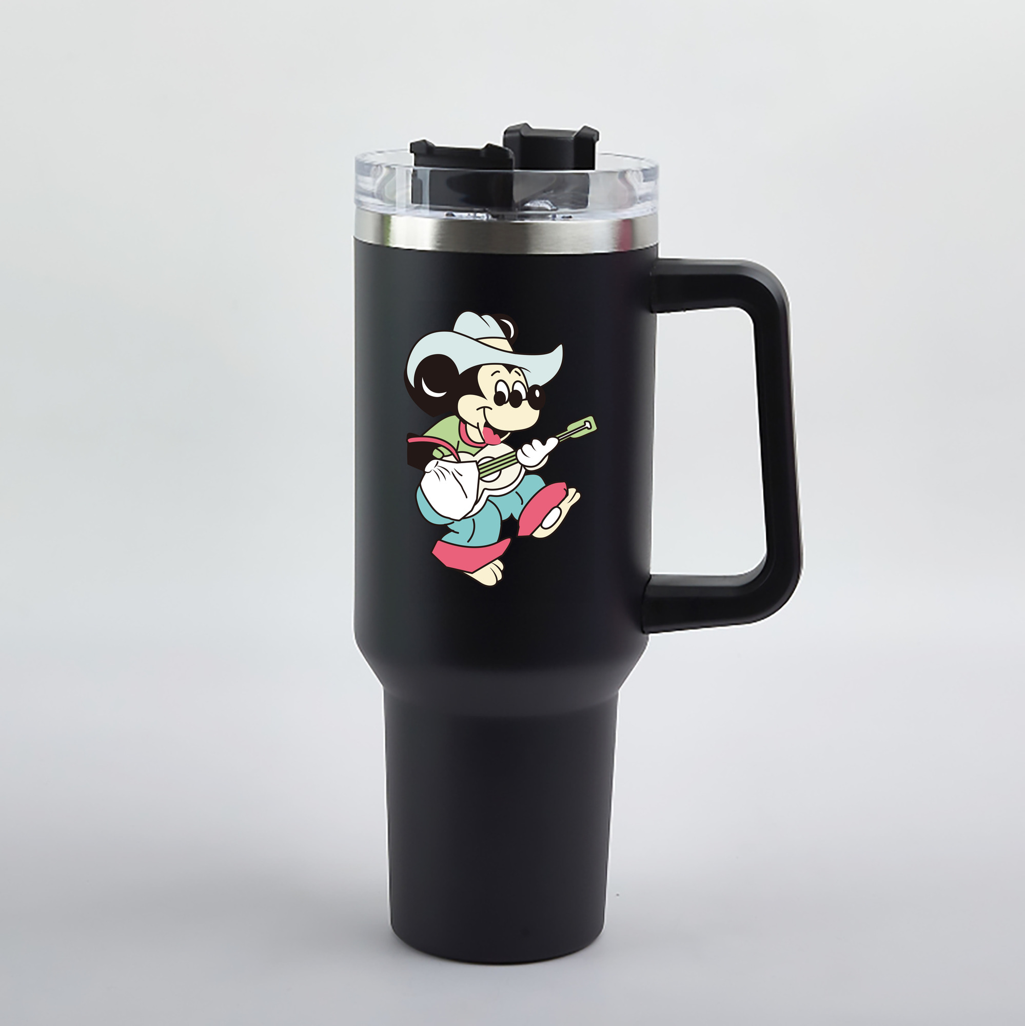 （画像用） ミッキーマウス Mickey Mouse 1200mL車用タンブラー（カラープリント）