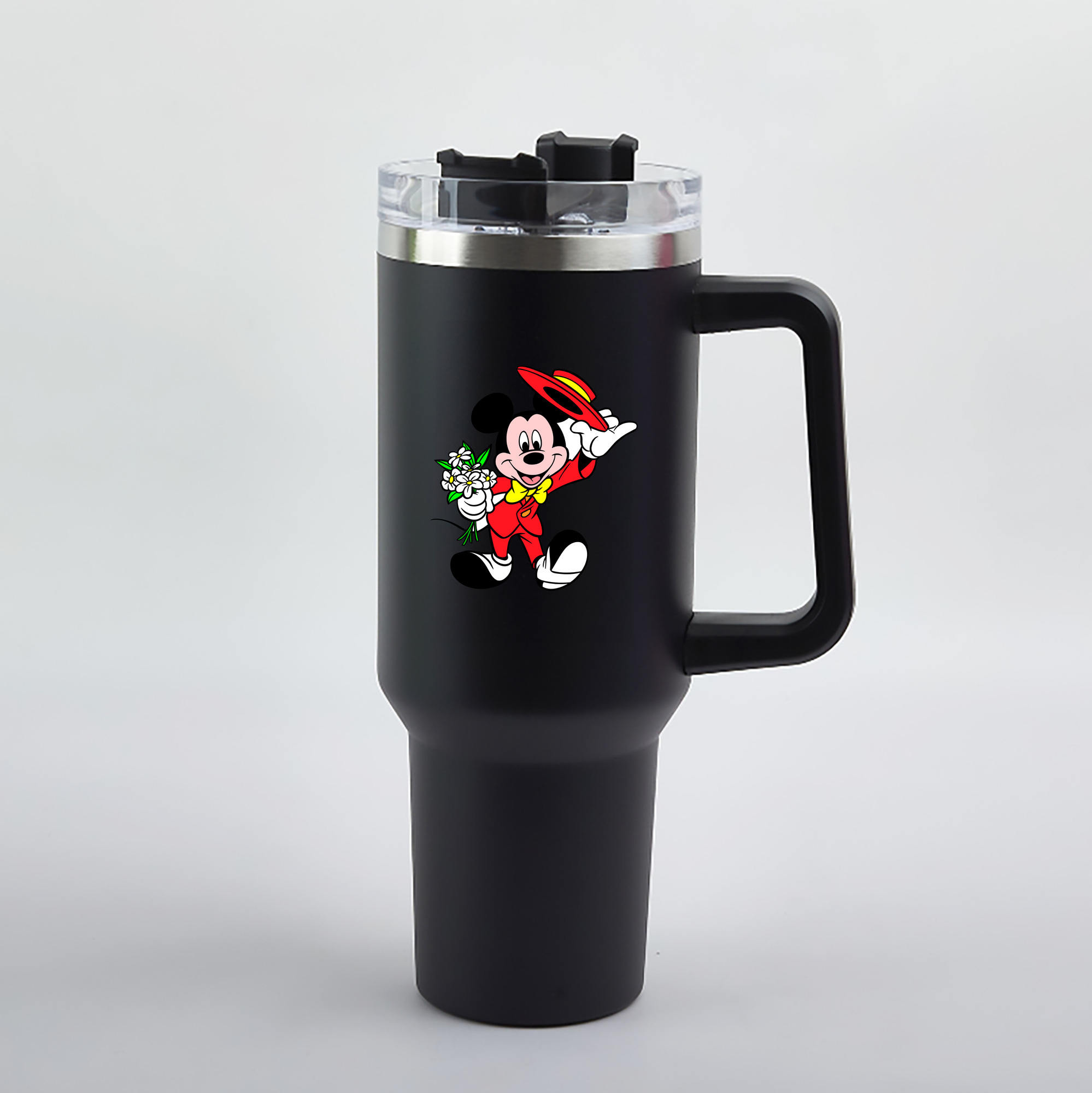 （画像用） ミッキーマウス Mickey Mouse 1200mL車用タンブラー（カラープリント）