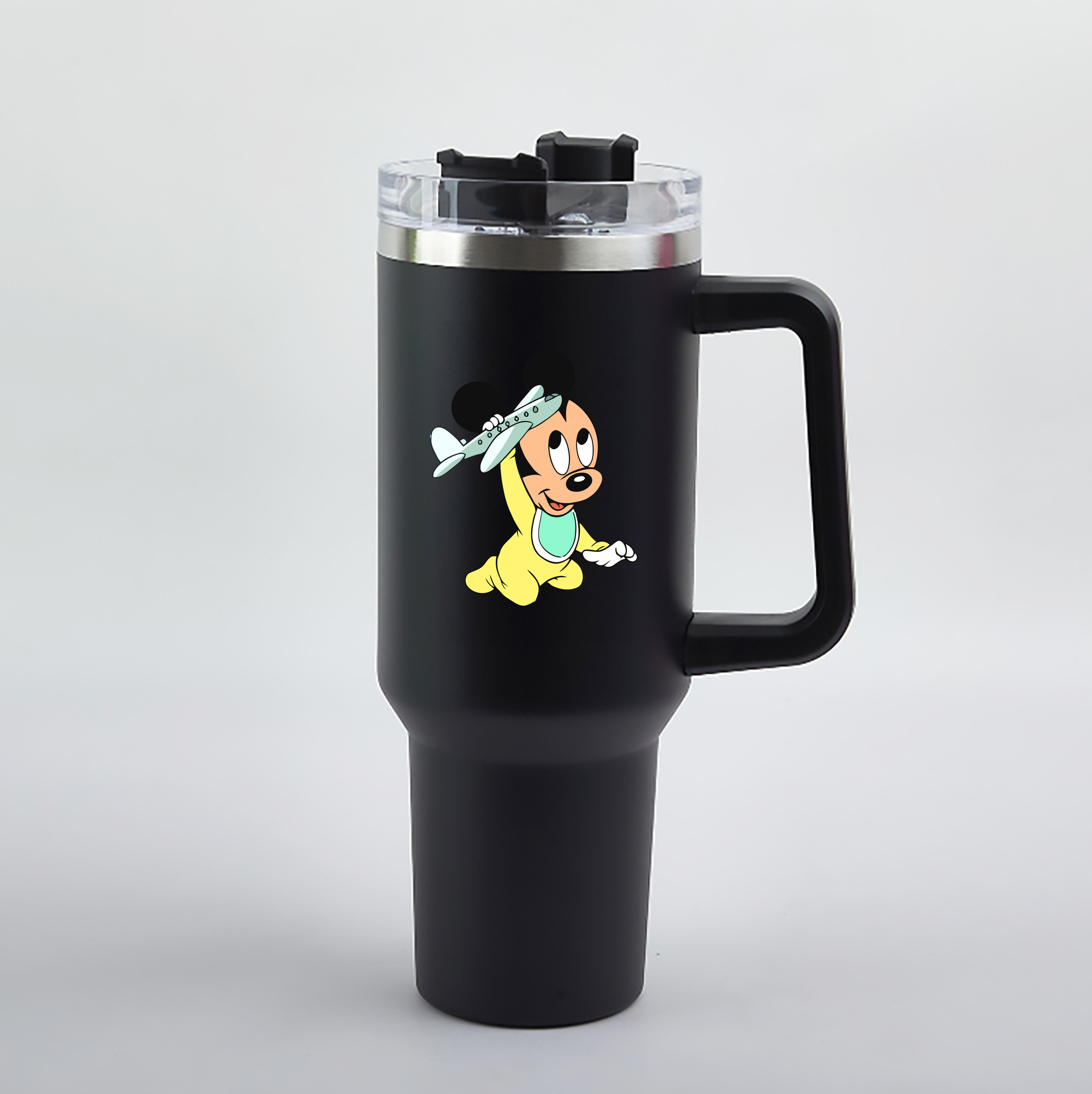 （画像用） ミッキーマウス Mickey Mouse 1200mL車用タンブラー（カラープリント）