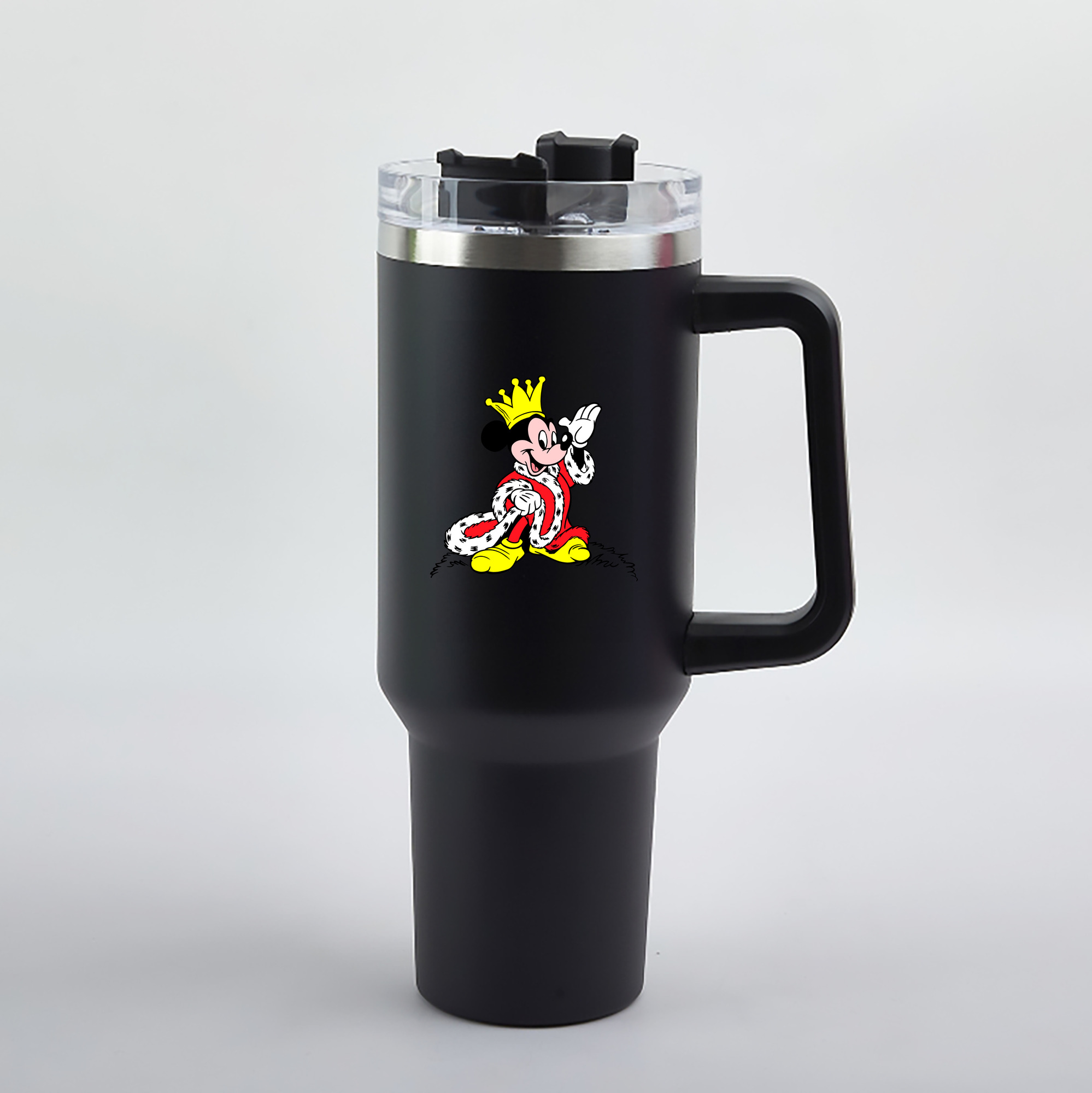 （画像用） ミッキーマウス Mickey Mouse 1200mL車用タンブラー（カラープリント）