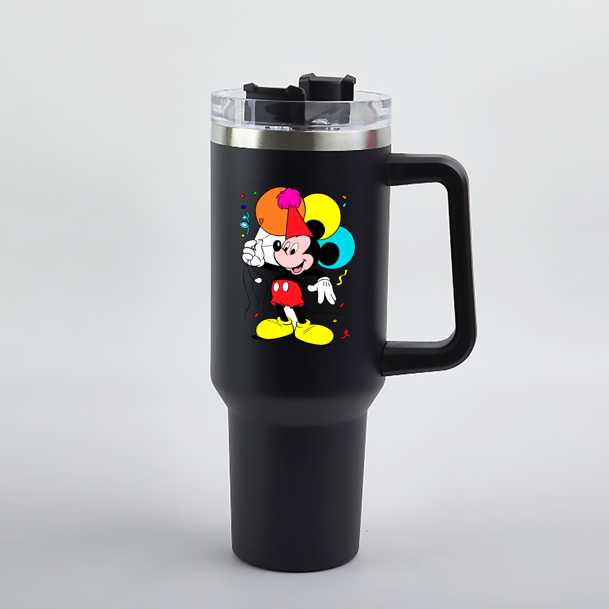 （画像用） ミッキーマウス Mickey Mouse 1200mL車用タンブラー（カラープリント）