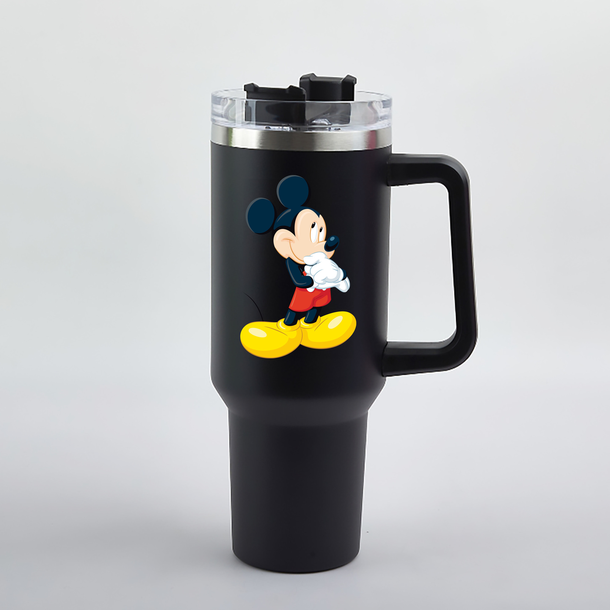（画像用） ミッキーマウス Mickey Mouse 1200mL車用タンブラー（カラープリント）