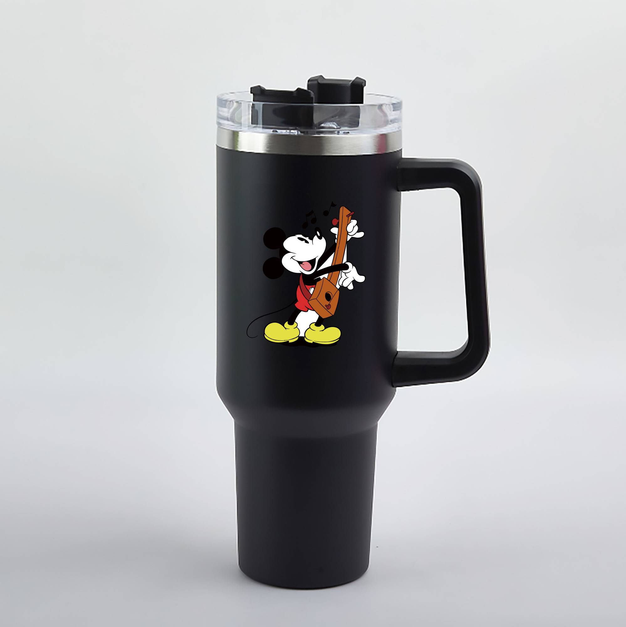 （画像用） ミッキーマウス Mickey Mouse 1200mL車用タンブラー（カラープリント）