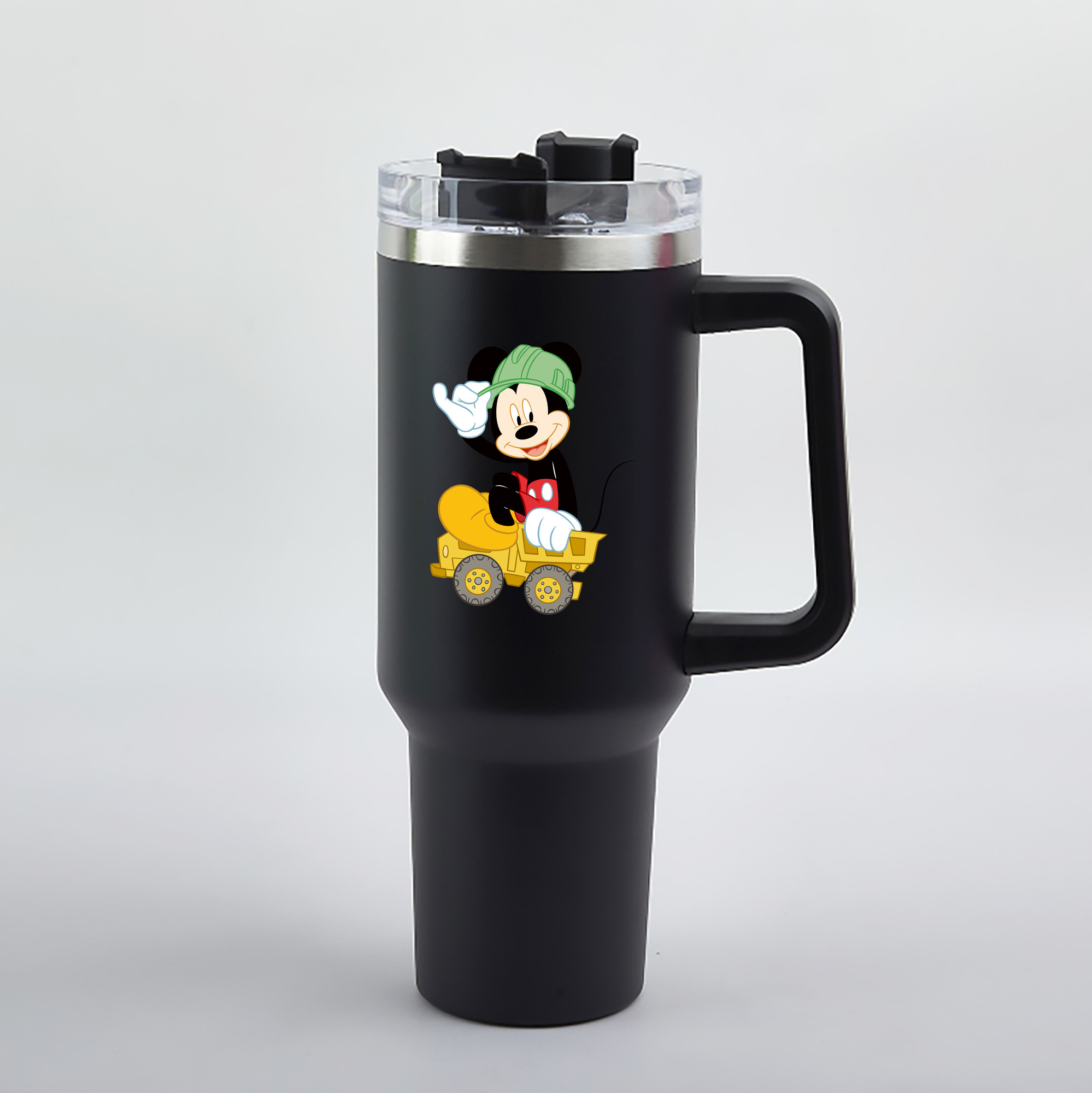 （画像用） ミッキーマウス Mickey Mouse 1200mL車用タンブラー（カラープリント）