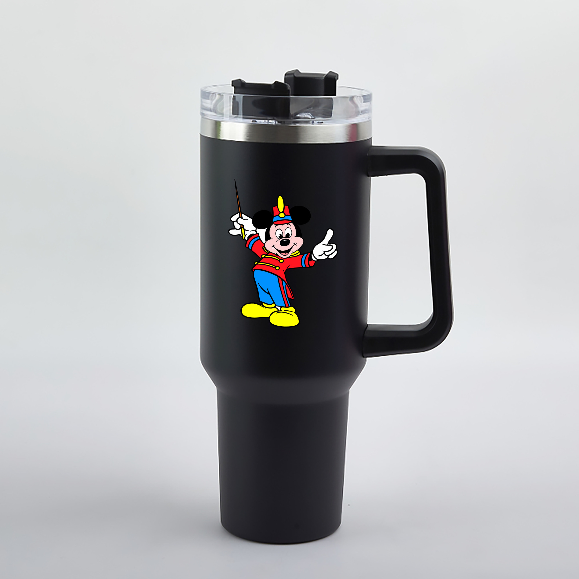 （画像用） ミッキーマウス Mickey Mouse 1200mL車用タンブラー（カラープリント）
