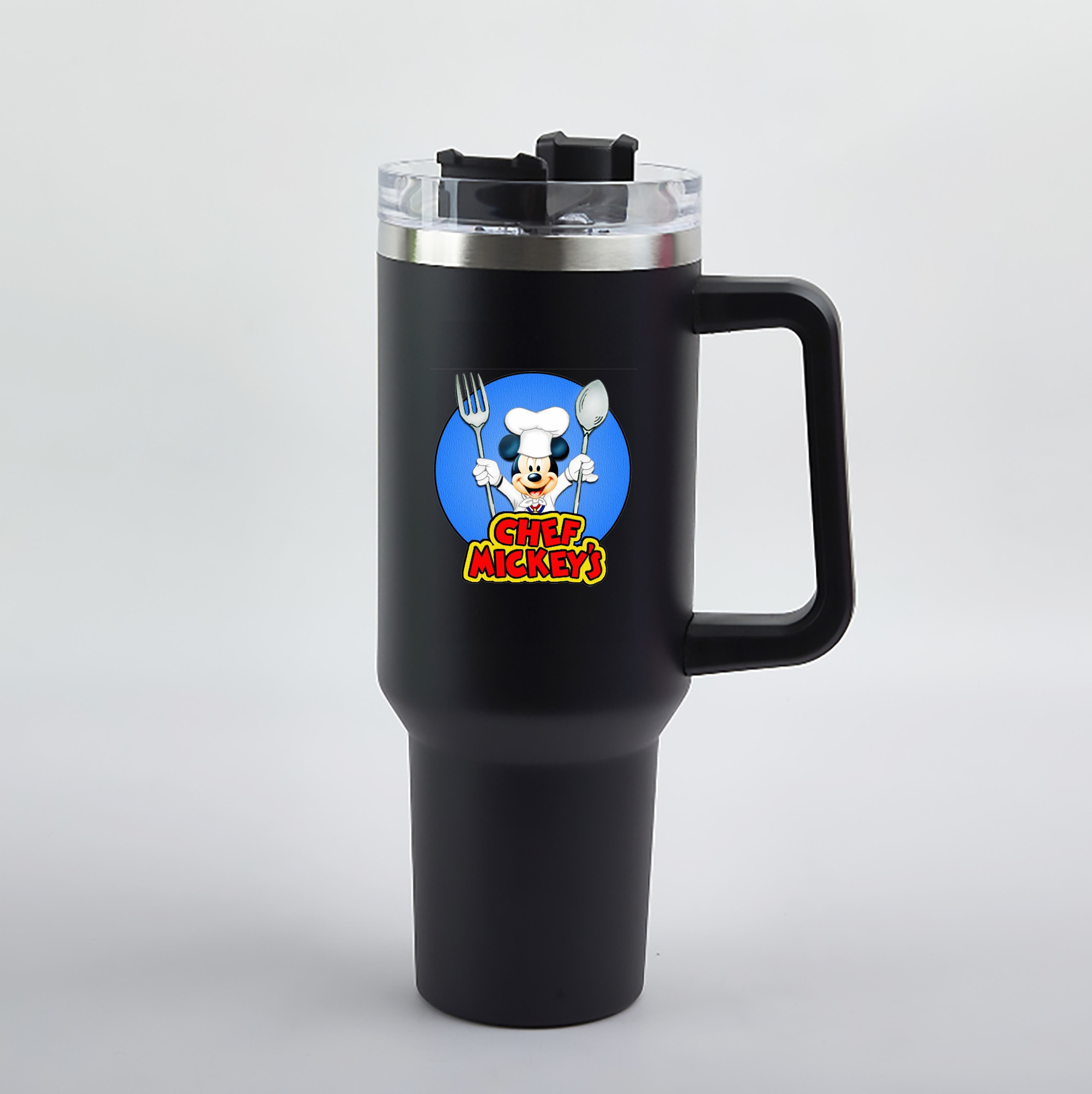 （画像用） ミッキーマウス Mickey Mouse 1200mL車用タンブラー（カラープリント）