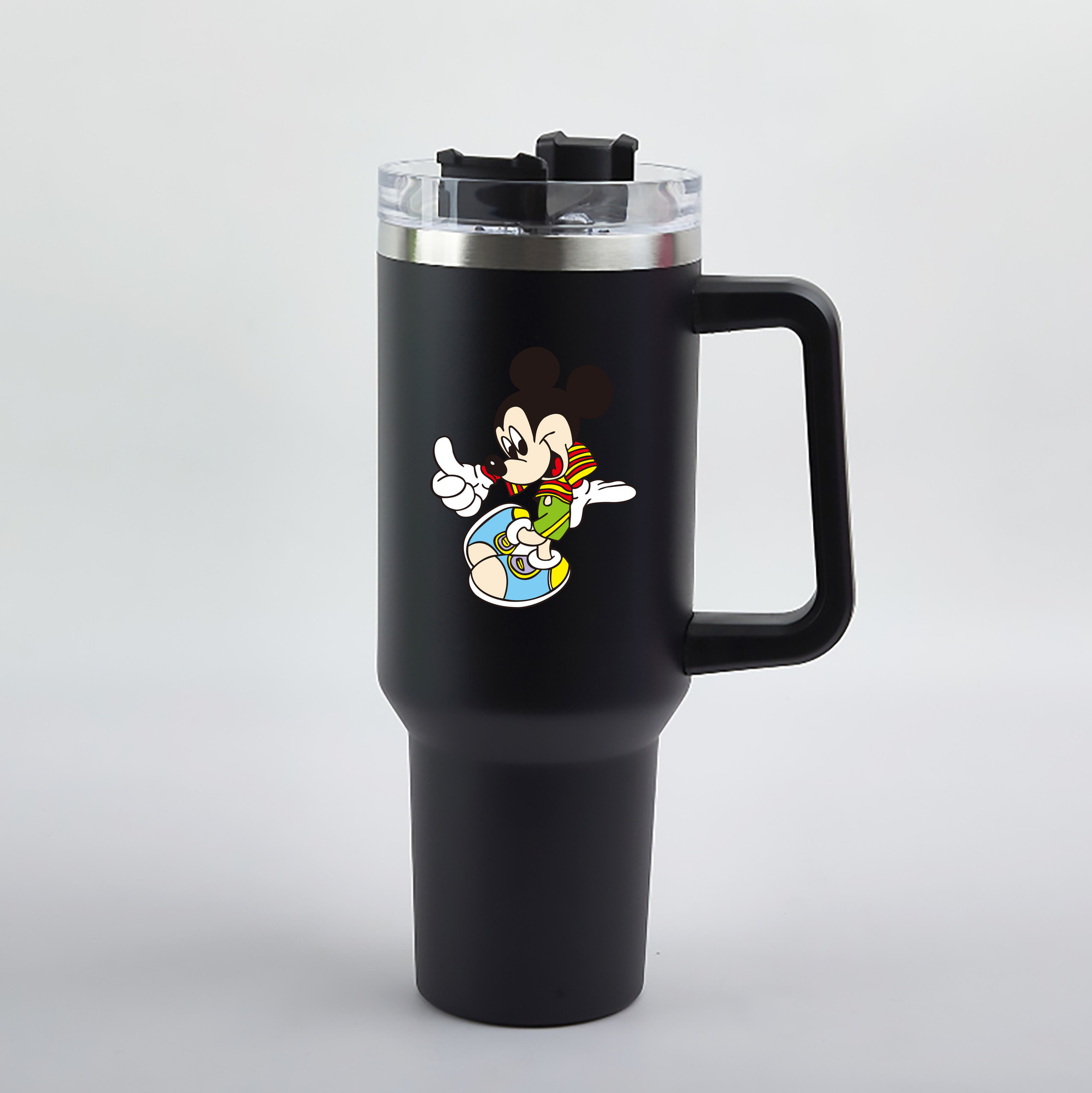 （画像用） ミッキーマウス Mickey Mouse 1200mL車用タンブラー（カラープリント）