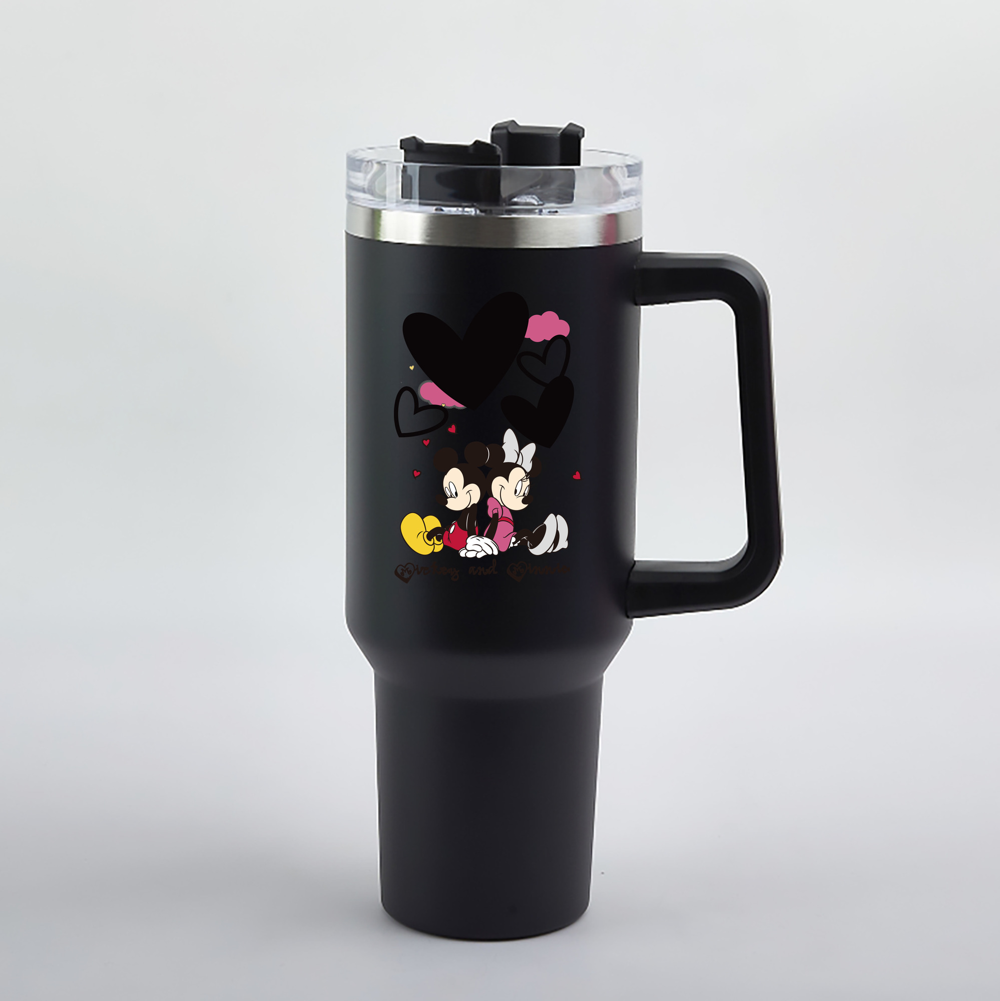 （画像用） ミッキーマウス Mickey Mouse 1200mL車用タンブラー（カラープリント）