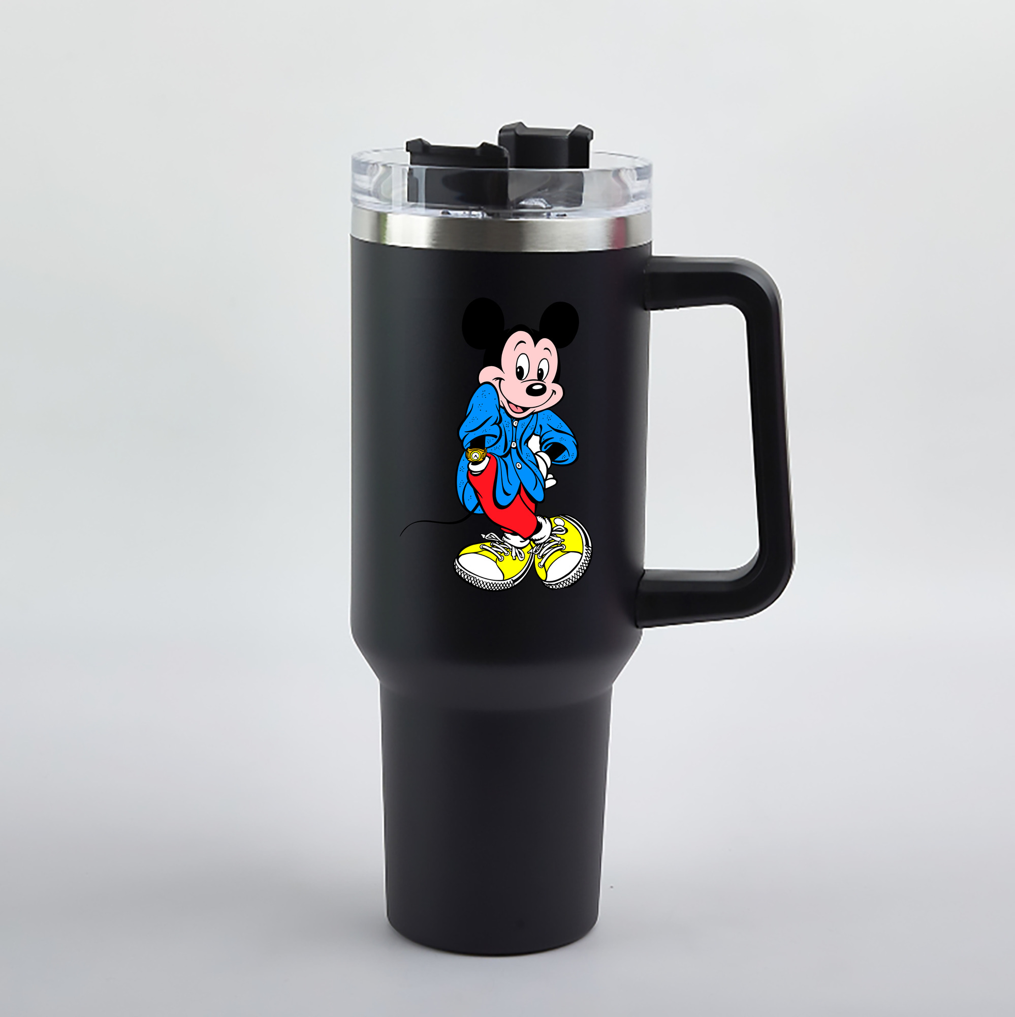 （画像用） ミッキーマウス Mickey Mouse 1200mL車用タンブラー（カラープリント）