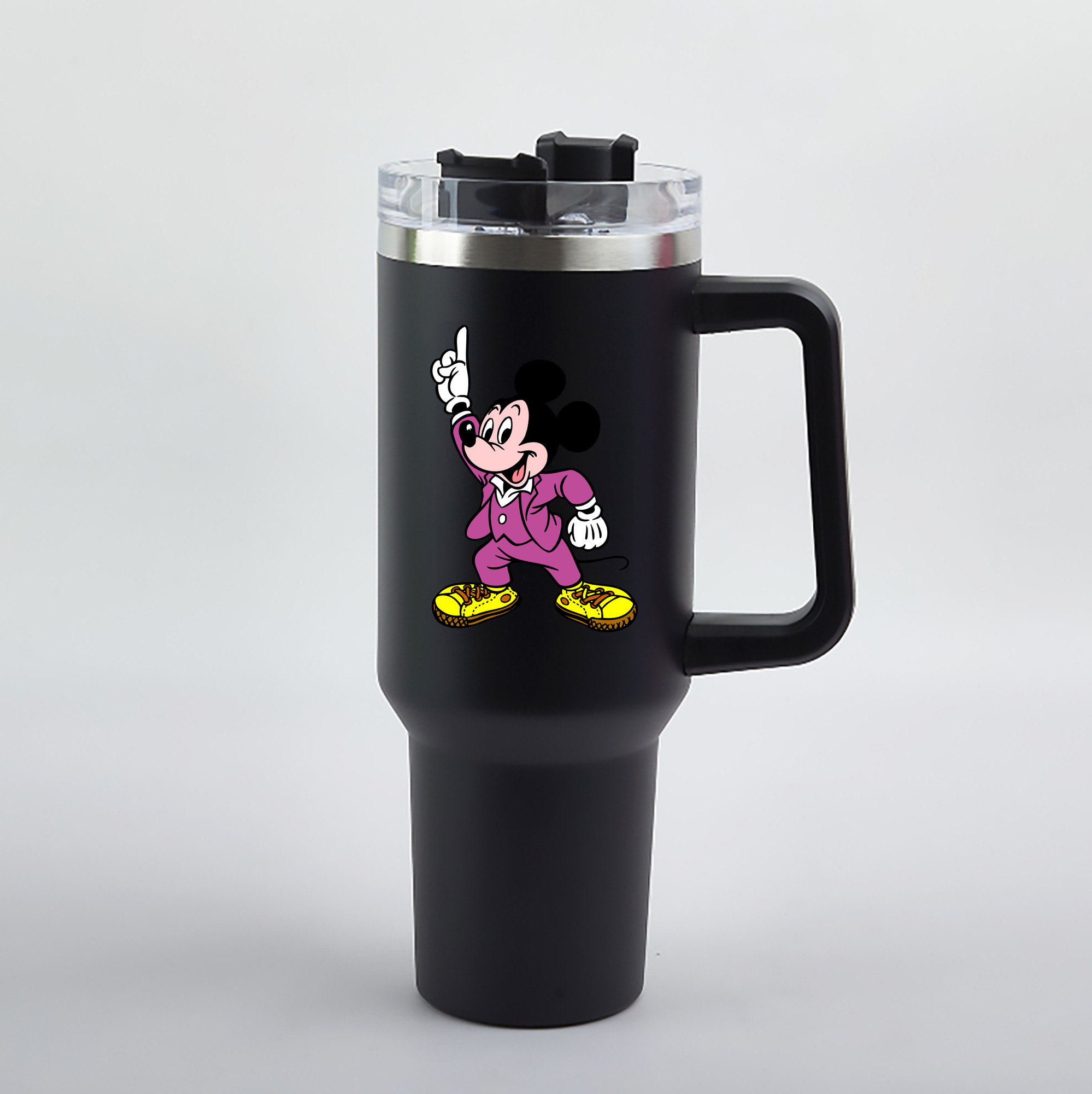 （画像用） ミッキーマウス Mickey Mouse 1200mL車用タンブラー（カラープリント）