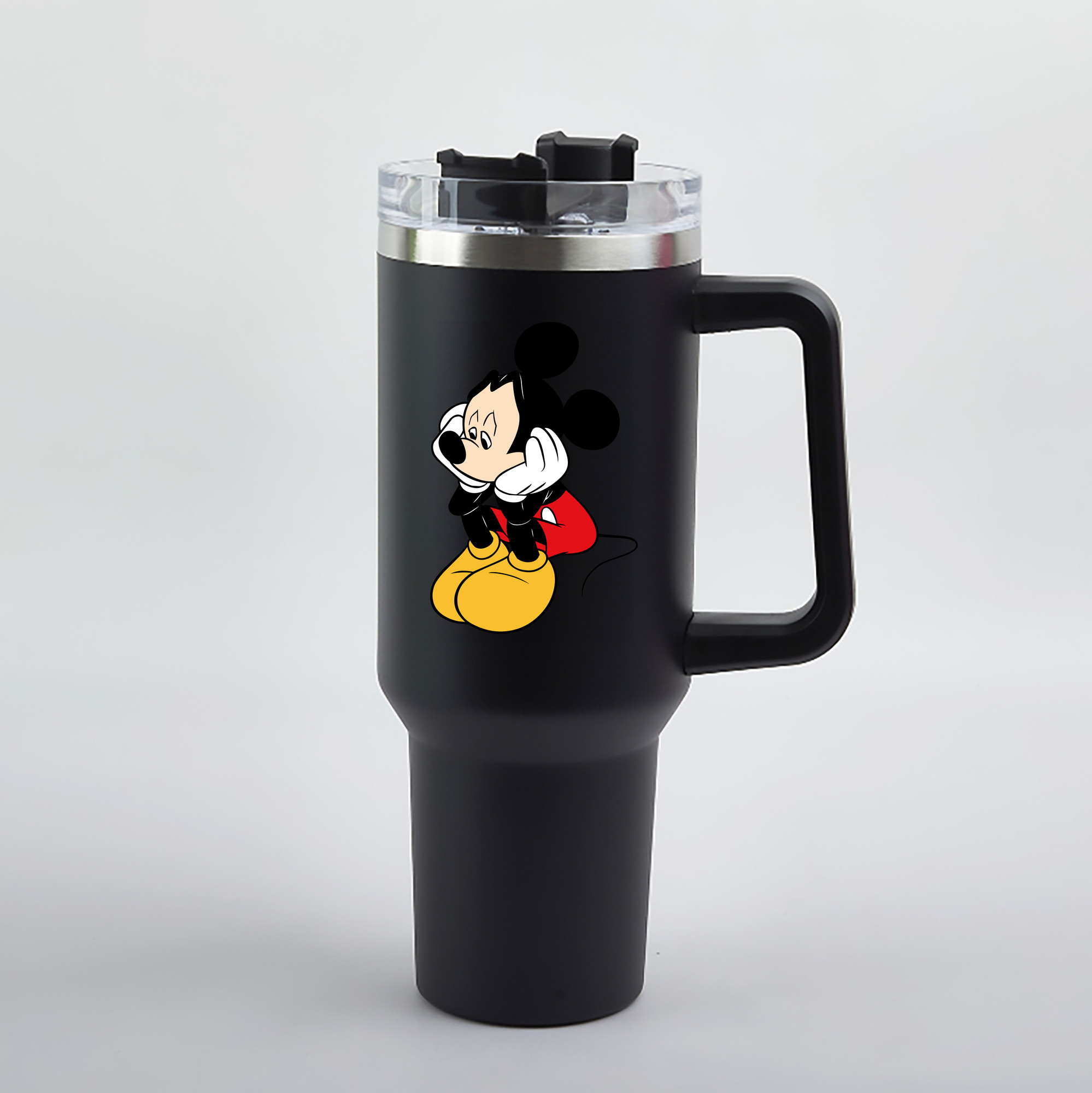 （画像用） ミッキーマウス Mickey Mouse 1200mL車用タンブラー（カラープリント）