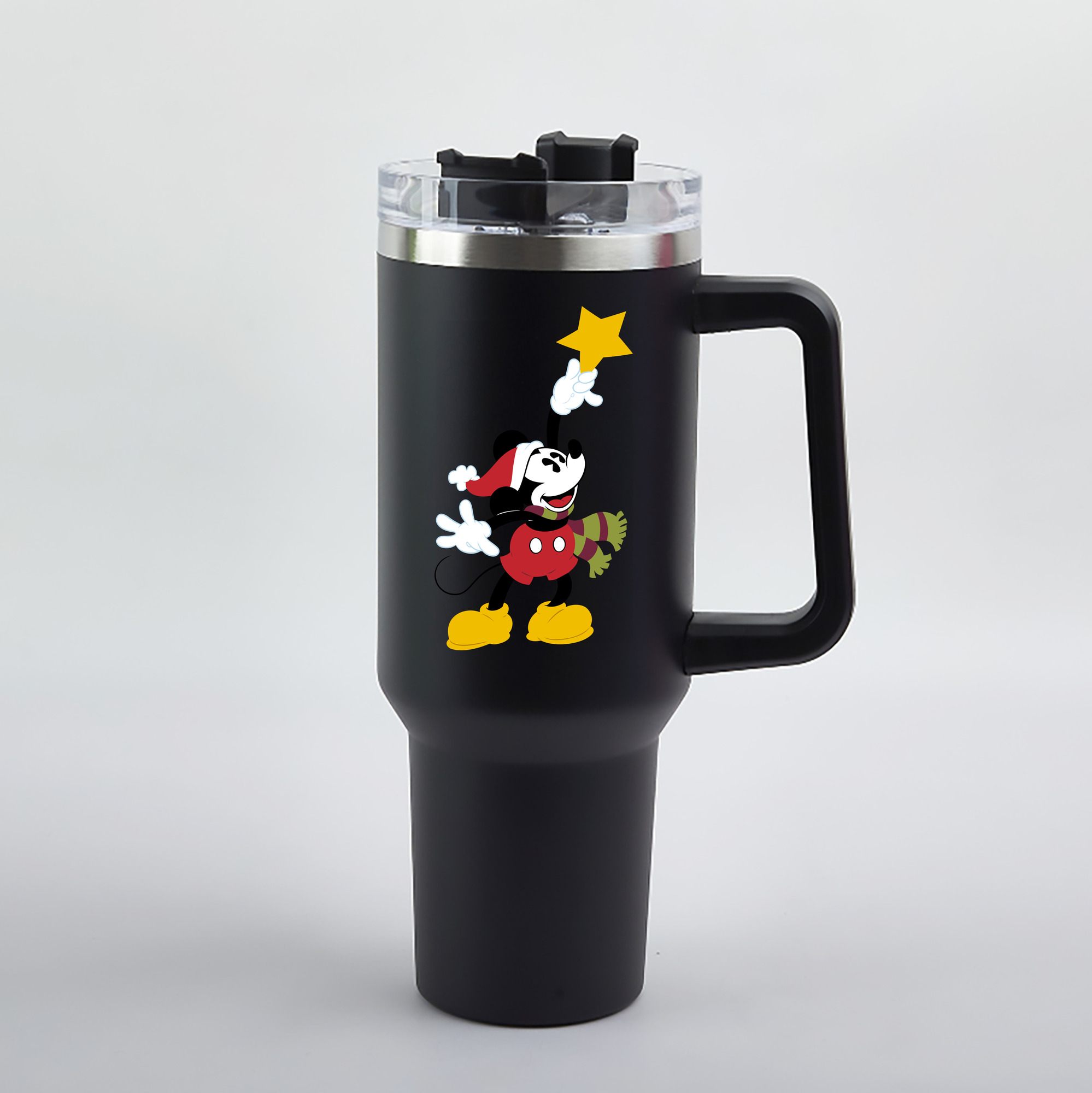 （画像用） ミッキーマウス Mickey Mouse 1200mL車用タンブラー（カラープリント）