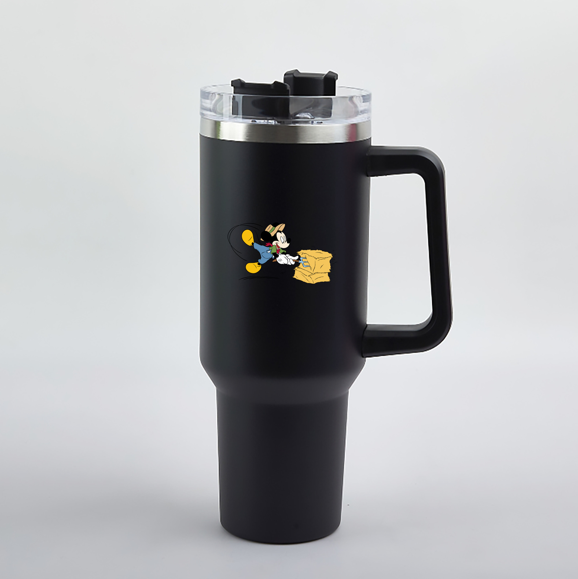 （画像用） ミッキーマウス Mickey Mouse 1200mL車用タンブラー（カラープリント）