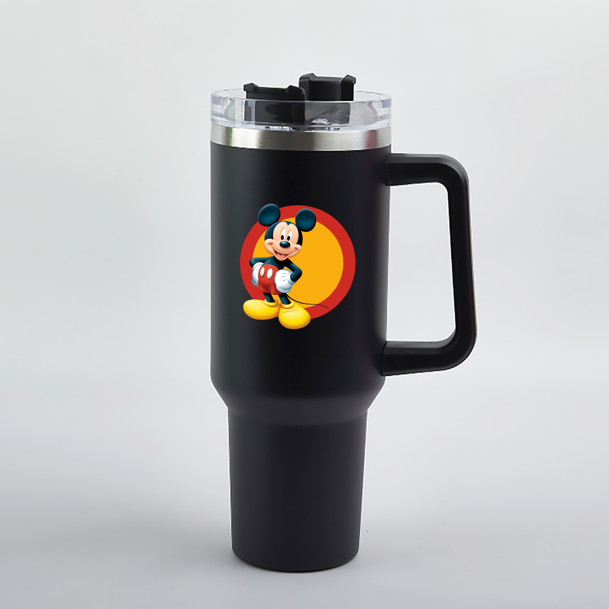 （画像用） ミッキーマウス Mickey Mouse 1200mL車用タンブラー（カラープリント）