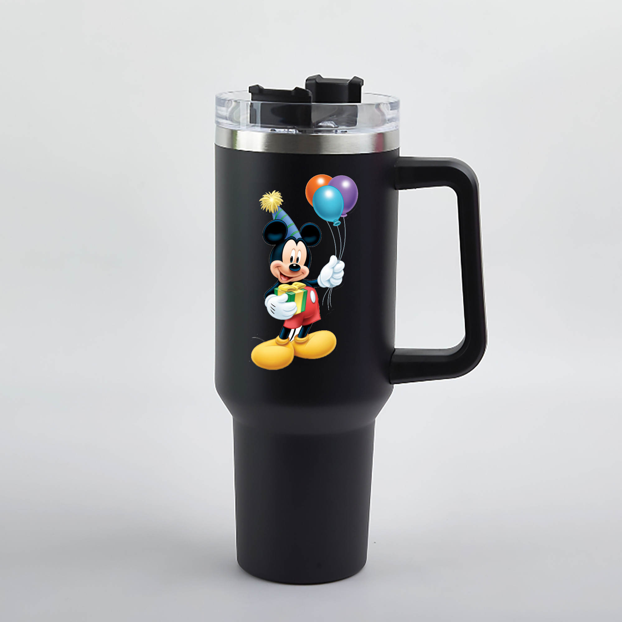 （画像用） ミッキーマウス Mickey Mouse 1200mL車用タンブラー（カラープリント）